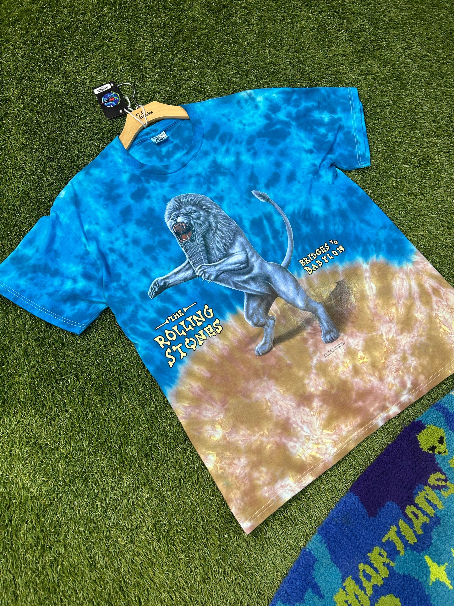 Vintage 1997 The Rolling Stones Bridges To Babylon Tye Dye Tee