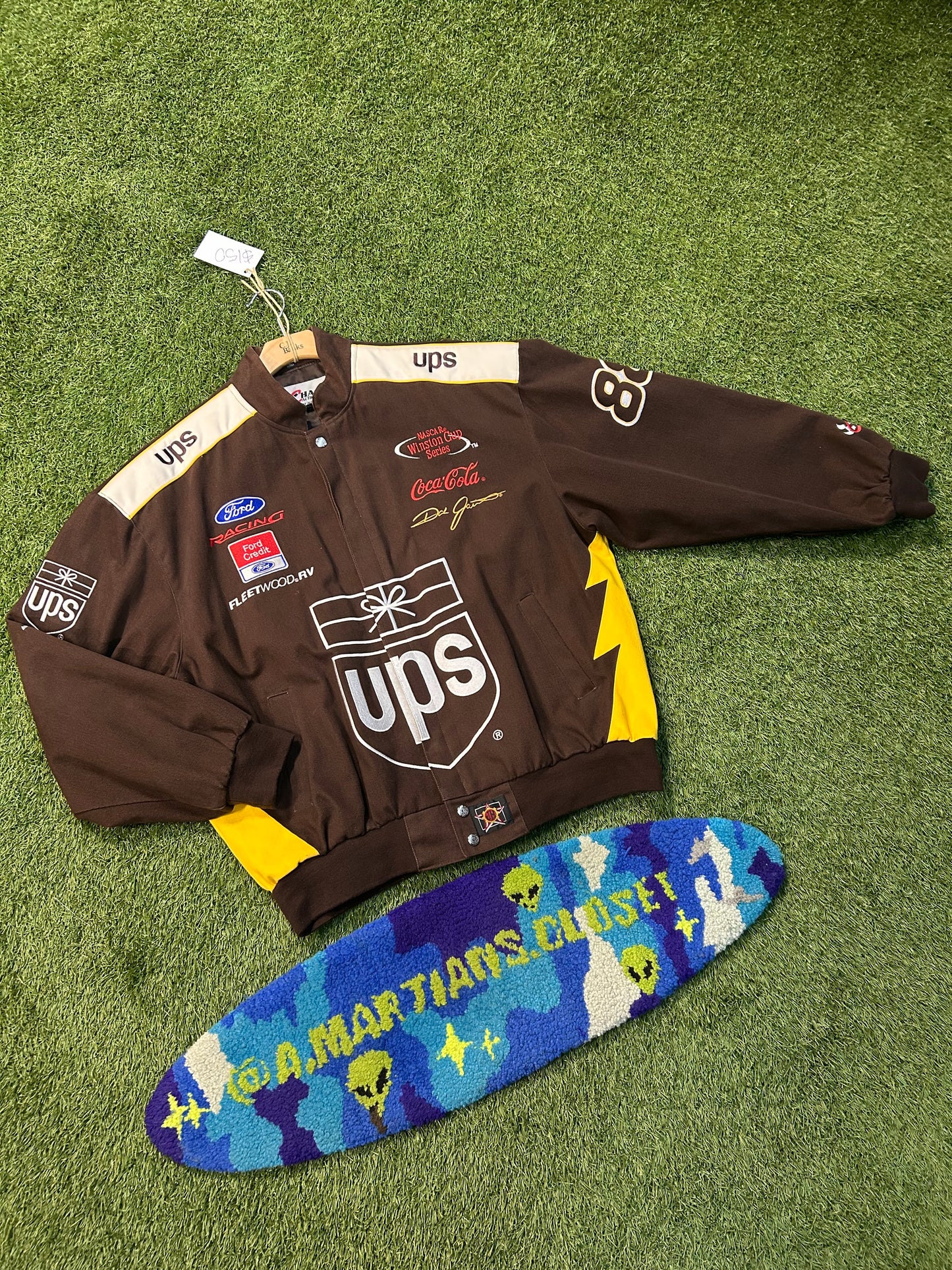 Vintage 90s Dale Jarret UPS Heavy NASCAR Jacket