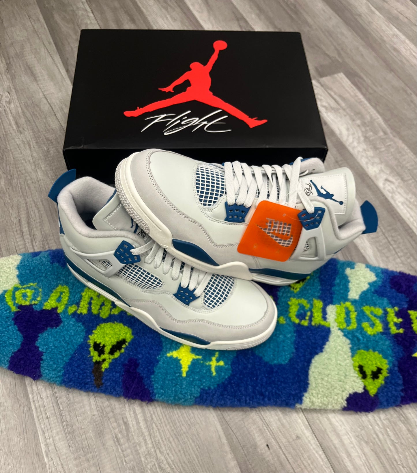 Jordan 4s Military Blue