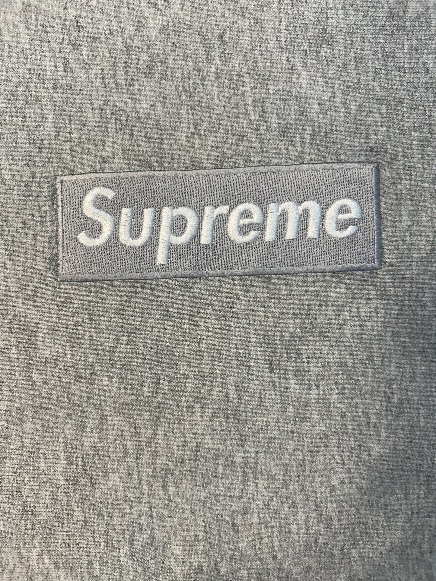 Rare Y2K Supreme Silver On Silver BoGo Crewneck(2003)