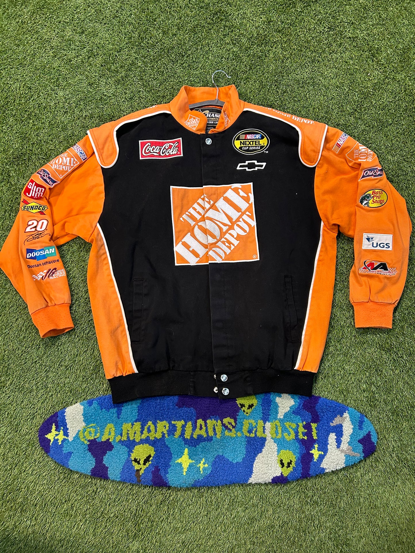 Vintage Tony Stewart #20 The Home Depot Big Patch NASCAR Jacket