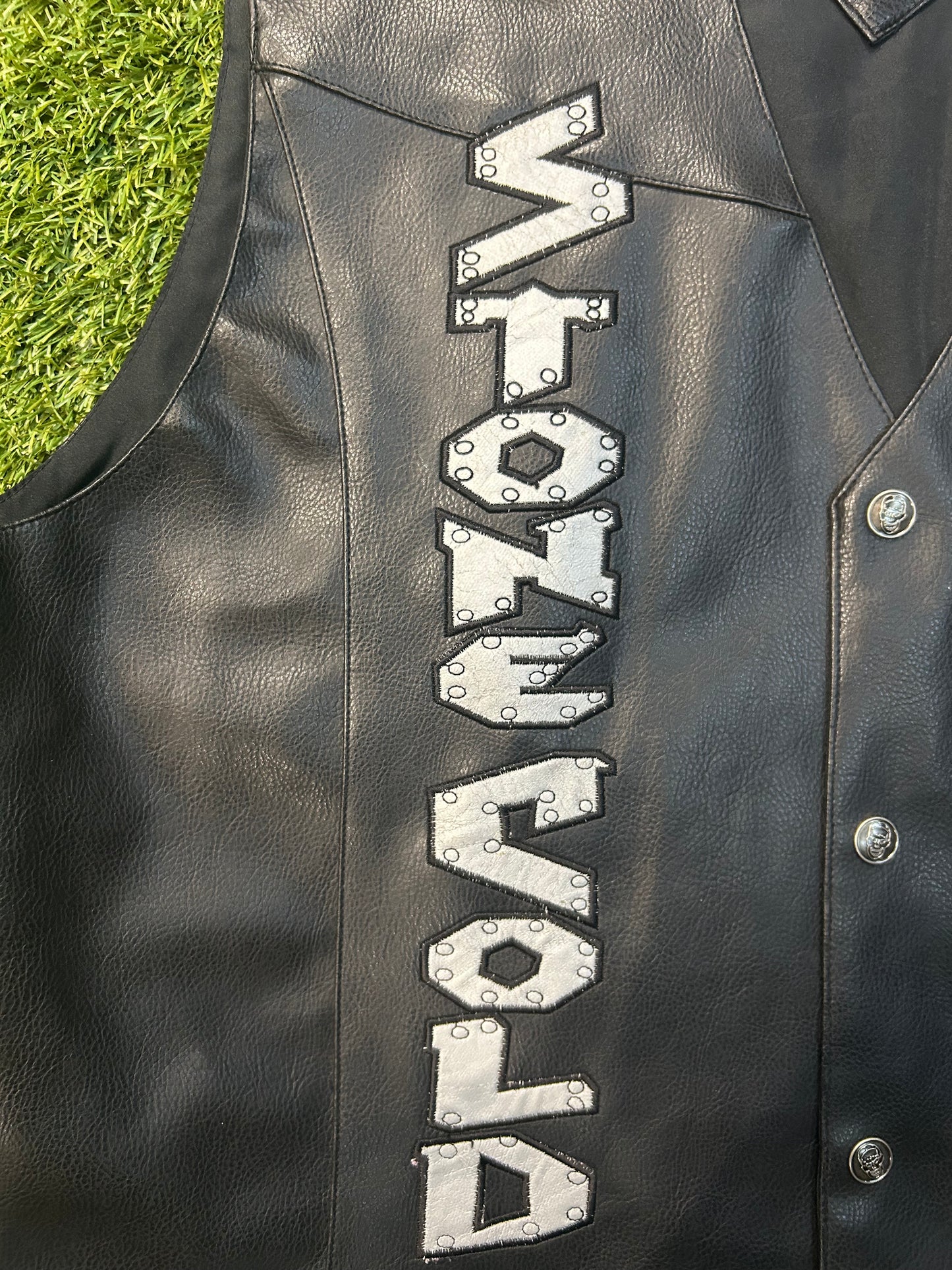 Y2K WWF Stone Cold Steve Austin Leather Vest