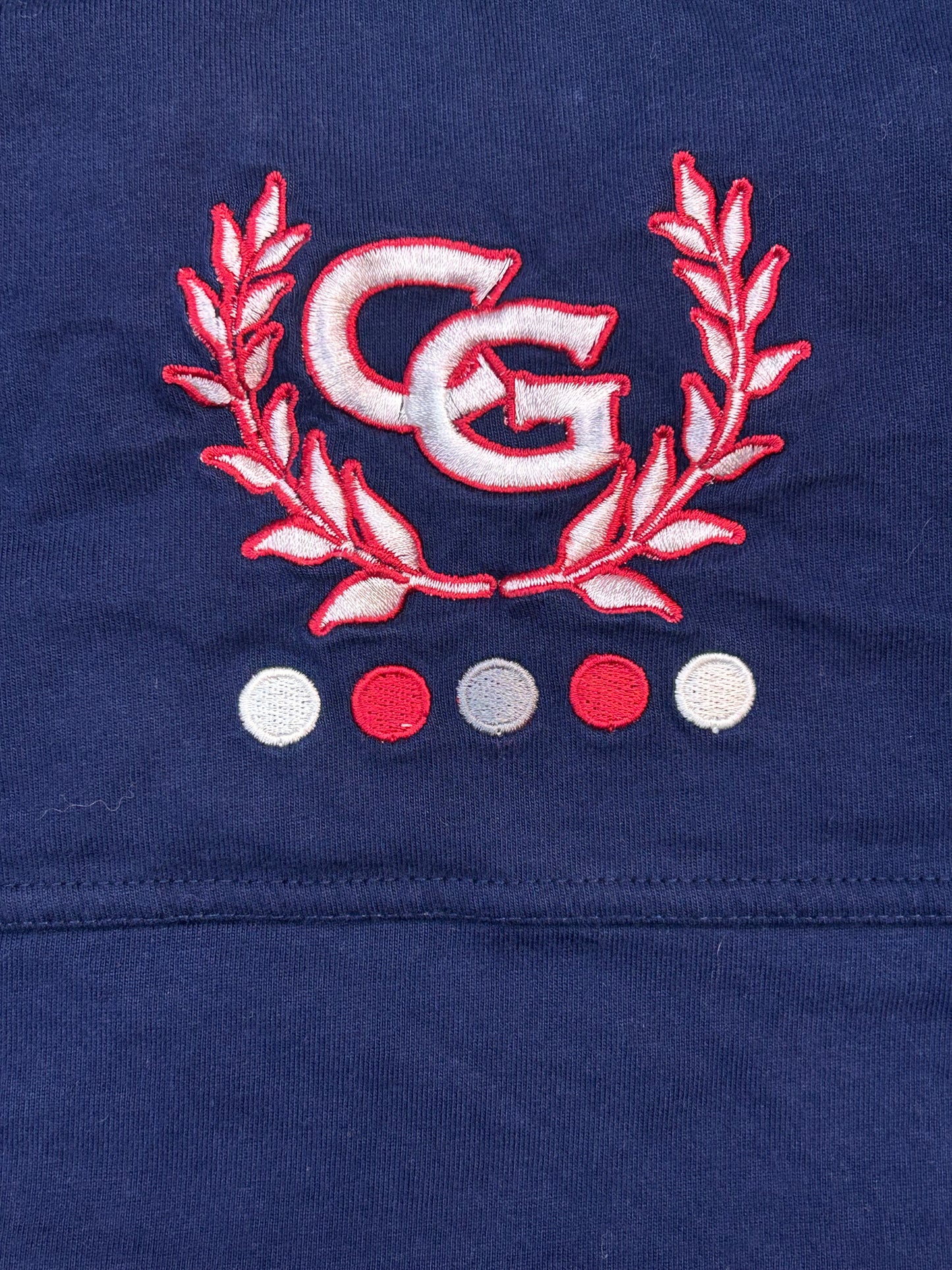 Y2K Coogi Australia Navy Blue Continents Tee