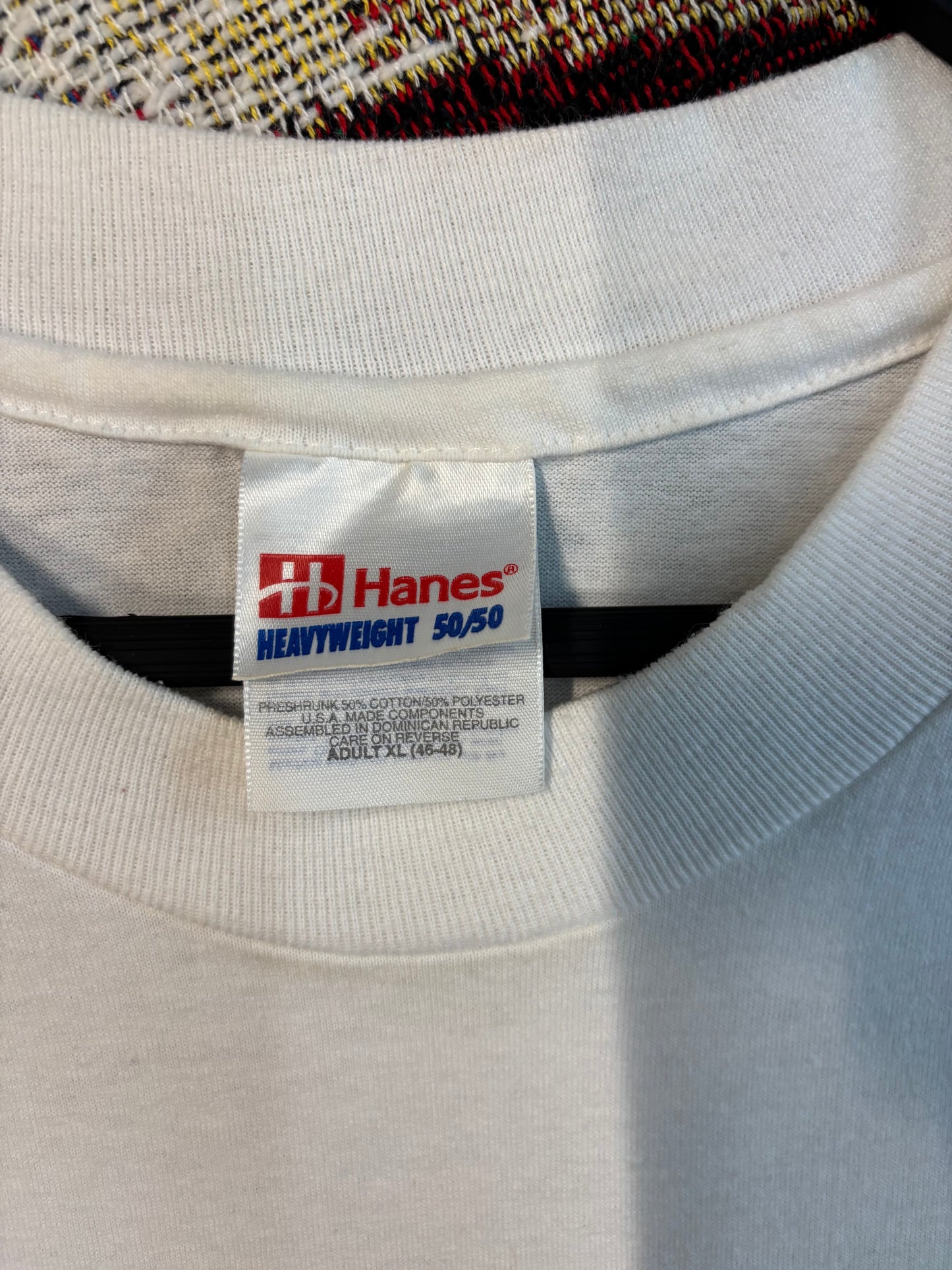 1997 Single stitch 10th Anniversary Tide NASCAR T-Shirt Size XL Hanes Heavyweight 50/50 tag