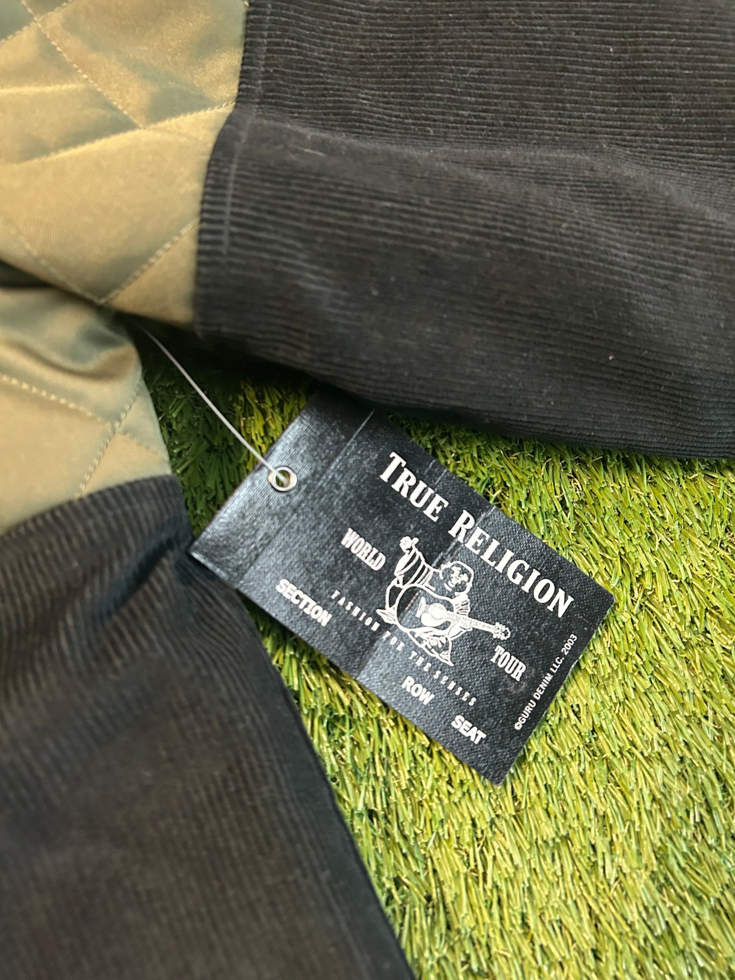 True Religion Quilted Corduroy Jacket