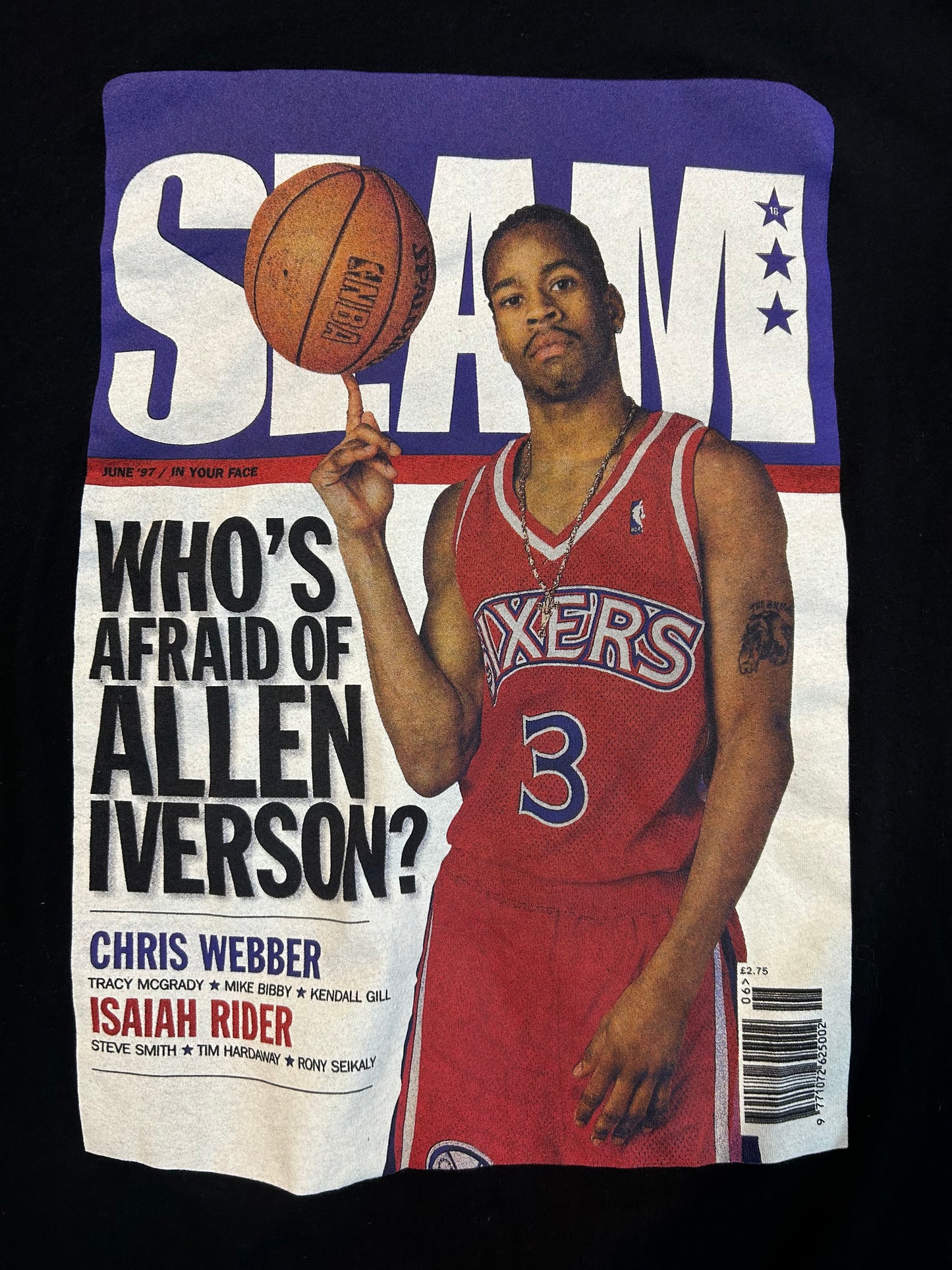 Reprint Mitchell & Ness Allen Iverson Tee