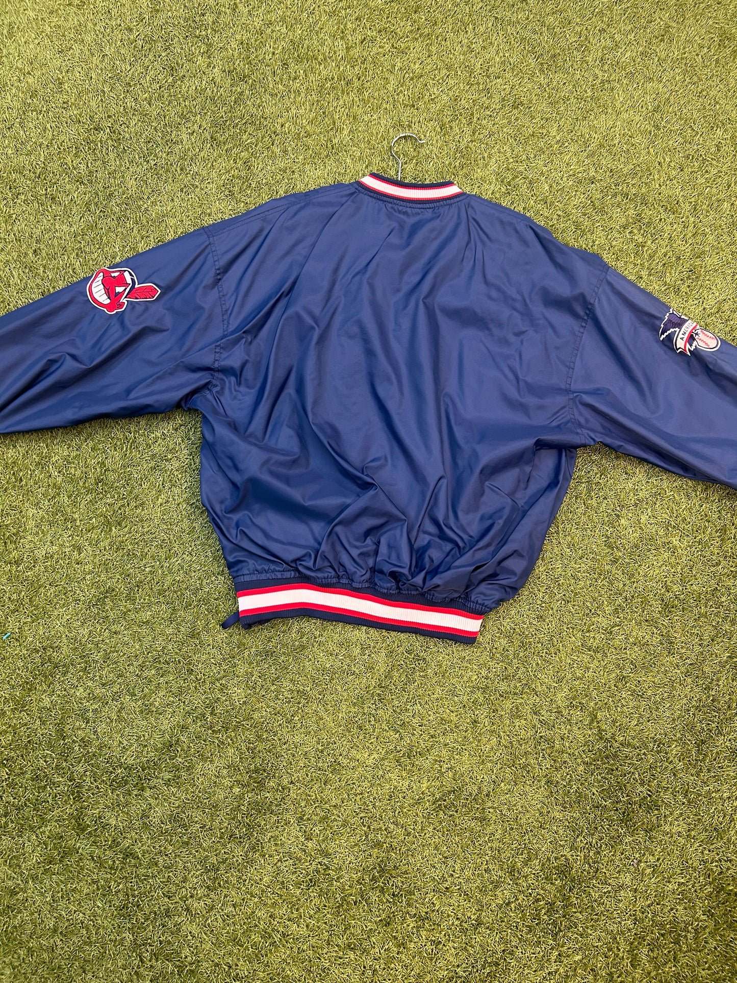 Vintage 90s Starter Cleveland Indiana’s Windbreaker Pullover
