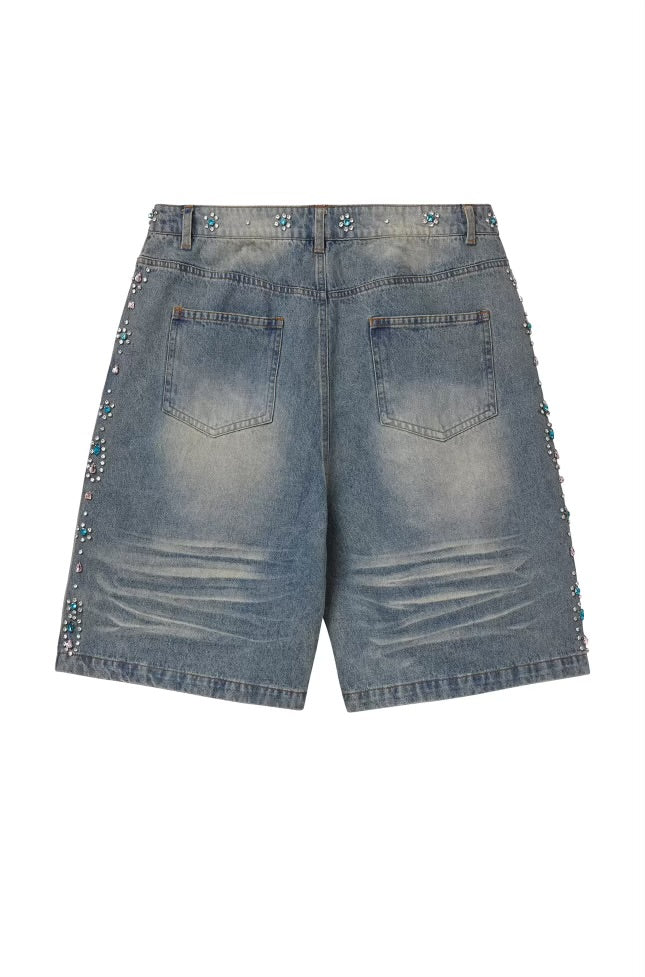 Vale Forever Candy Jorts ‘Mid Blue’