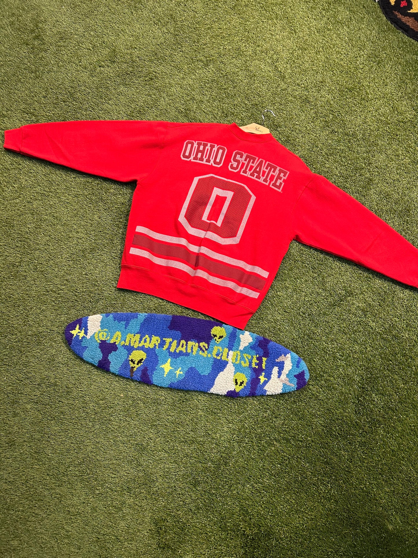 Vintage 90s Salem Ohio State Buckeyes Crewneck Front & Back Hit