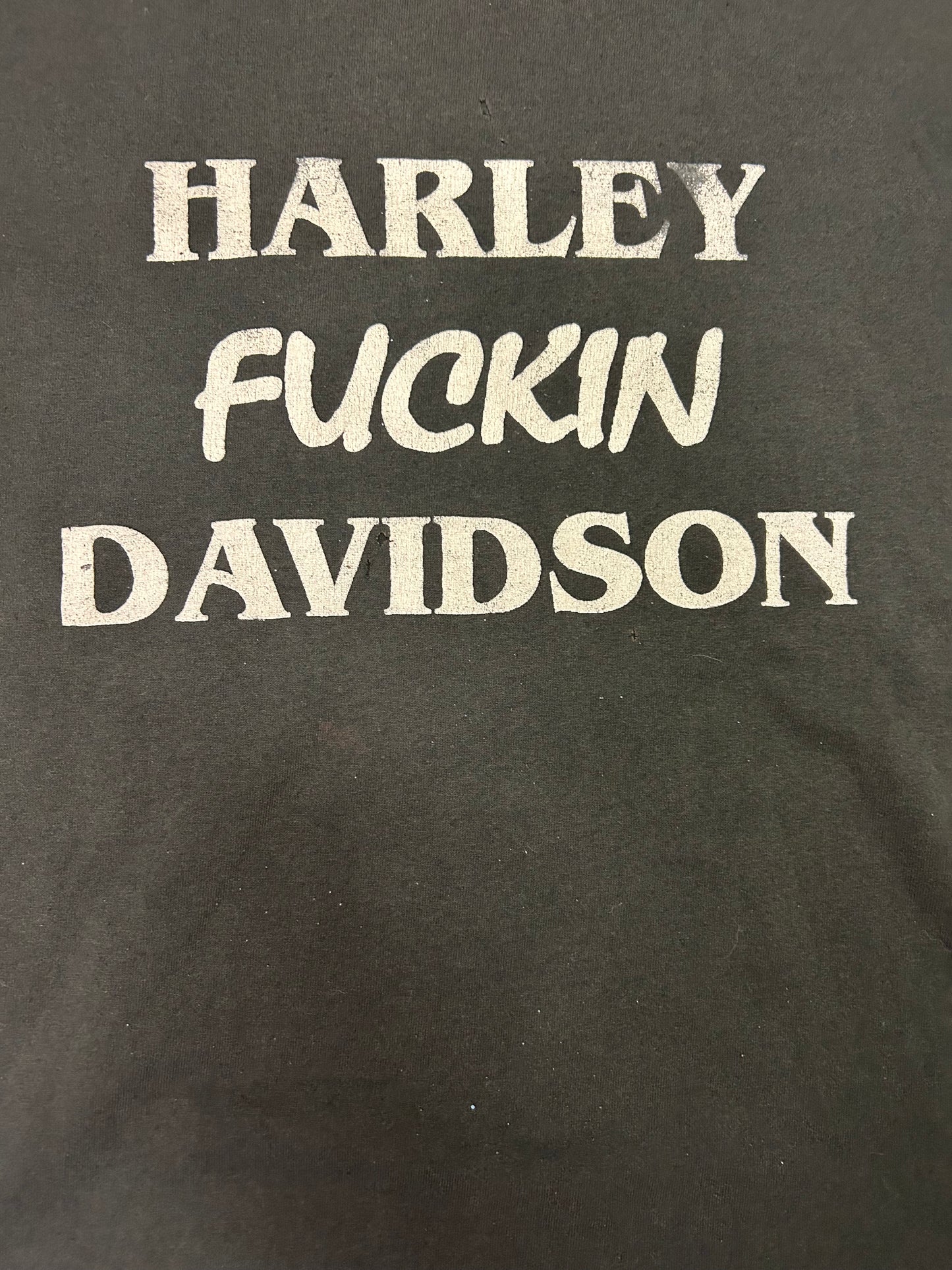 Rare Vintage 1980s Harley Fuckin Davidson Tee