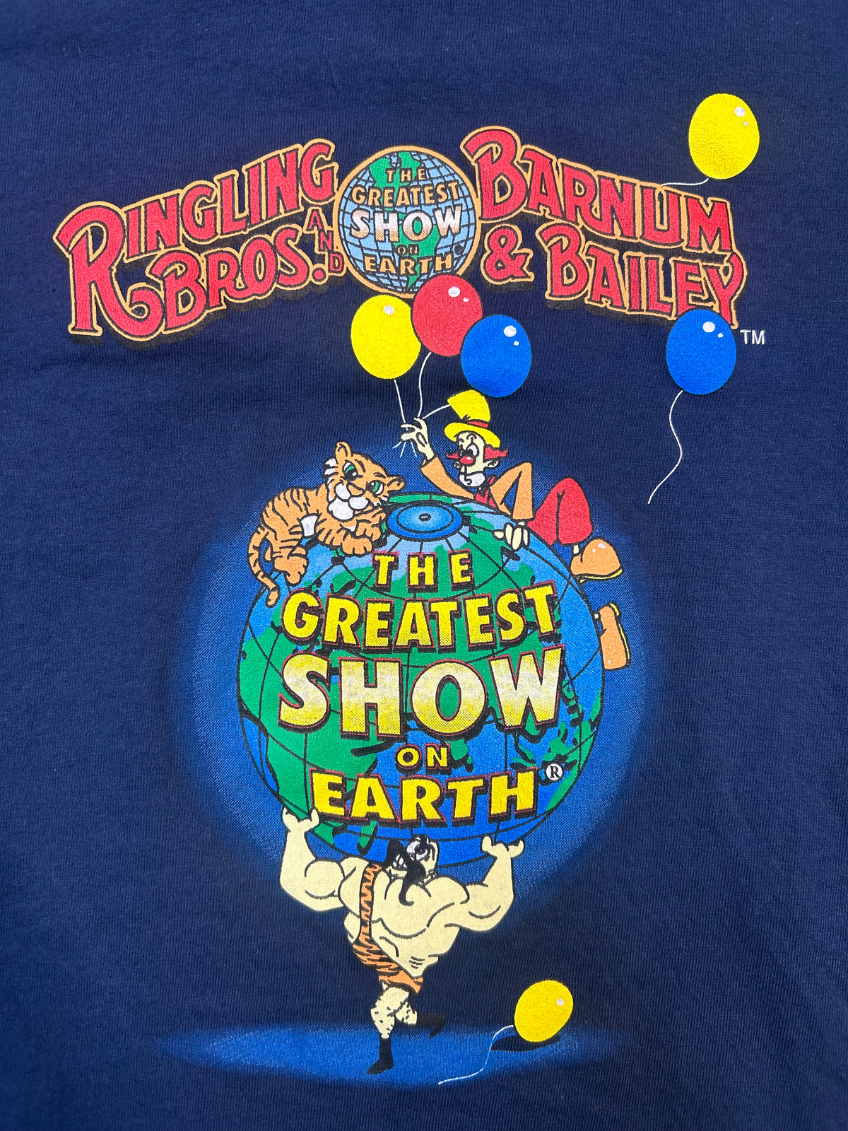 Vintage Greatest Show On Earth Carnival Kids Tee