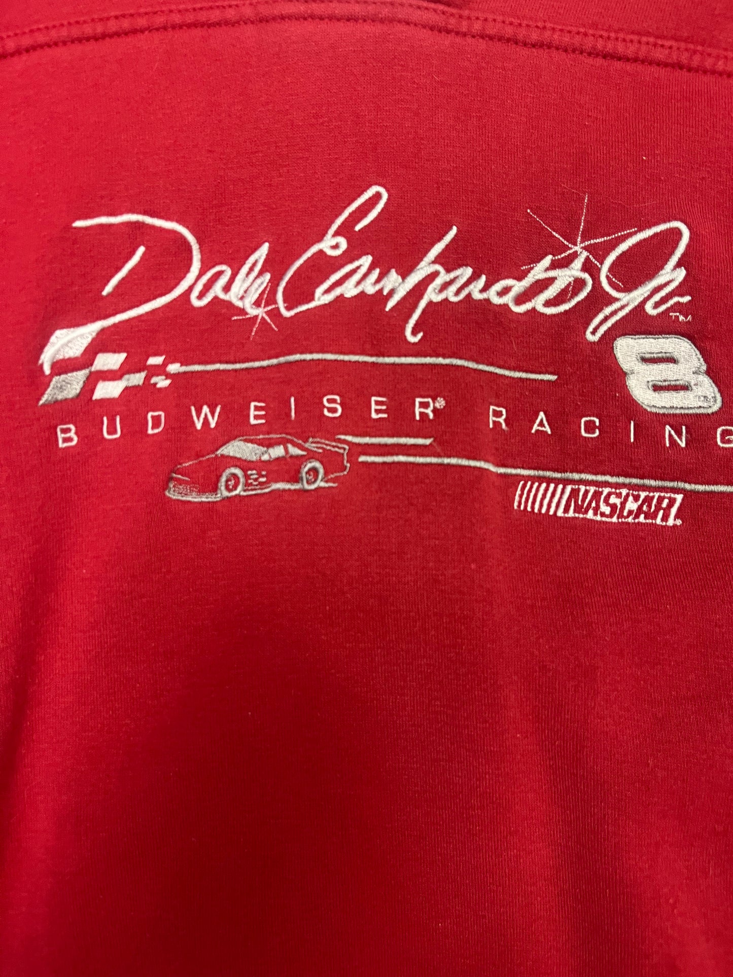 Vintage 2000s Dale Earnhardt Jr Budweiser Racing Crewneck