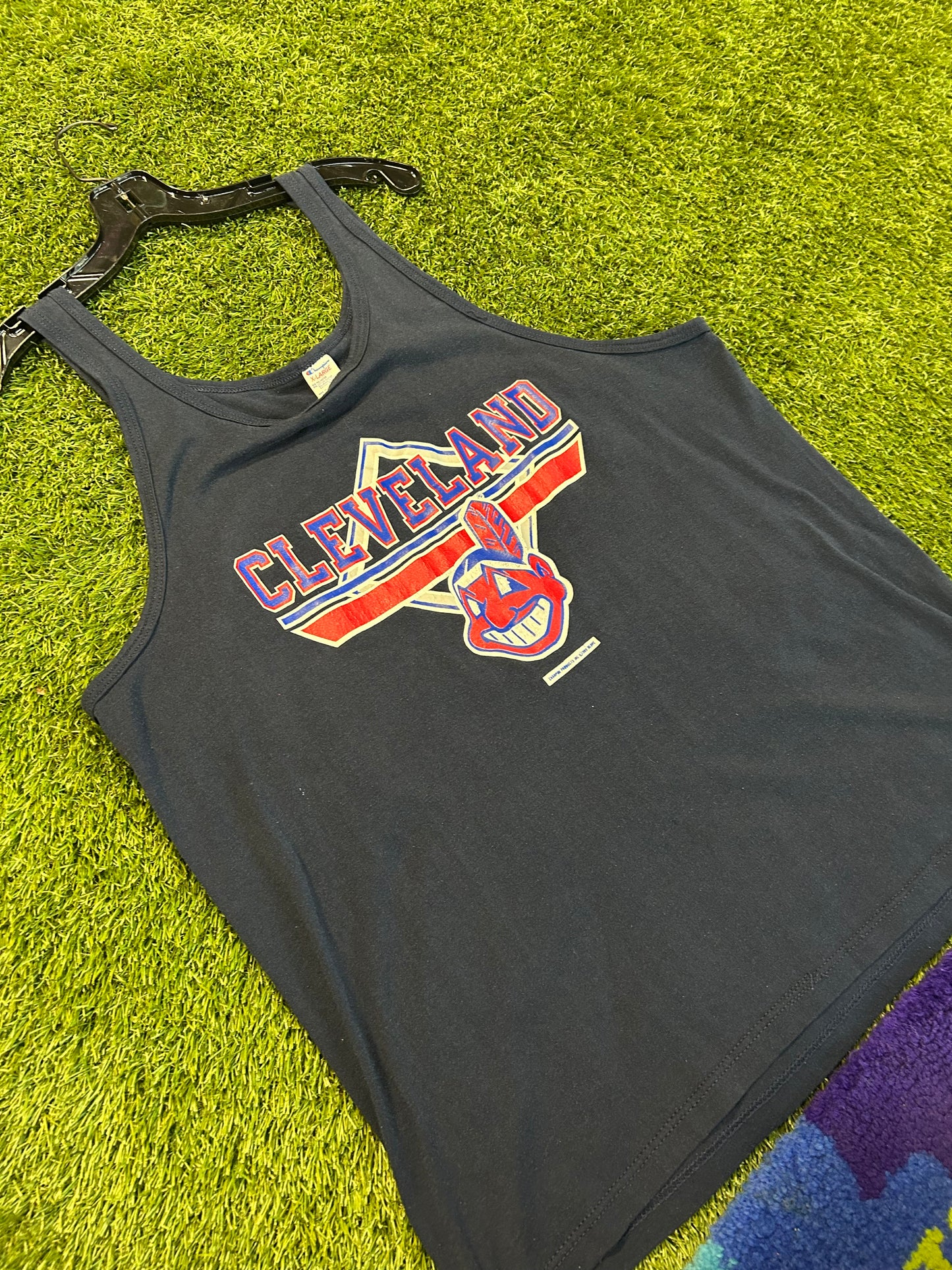 Vintage 1999 Cleveland Indians Old Champion Tank Top