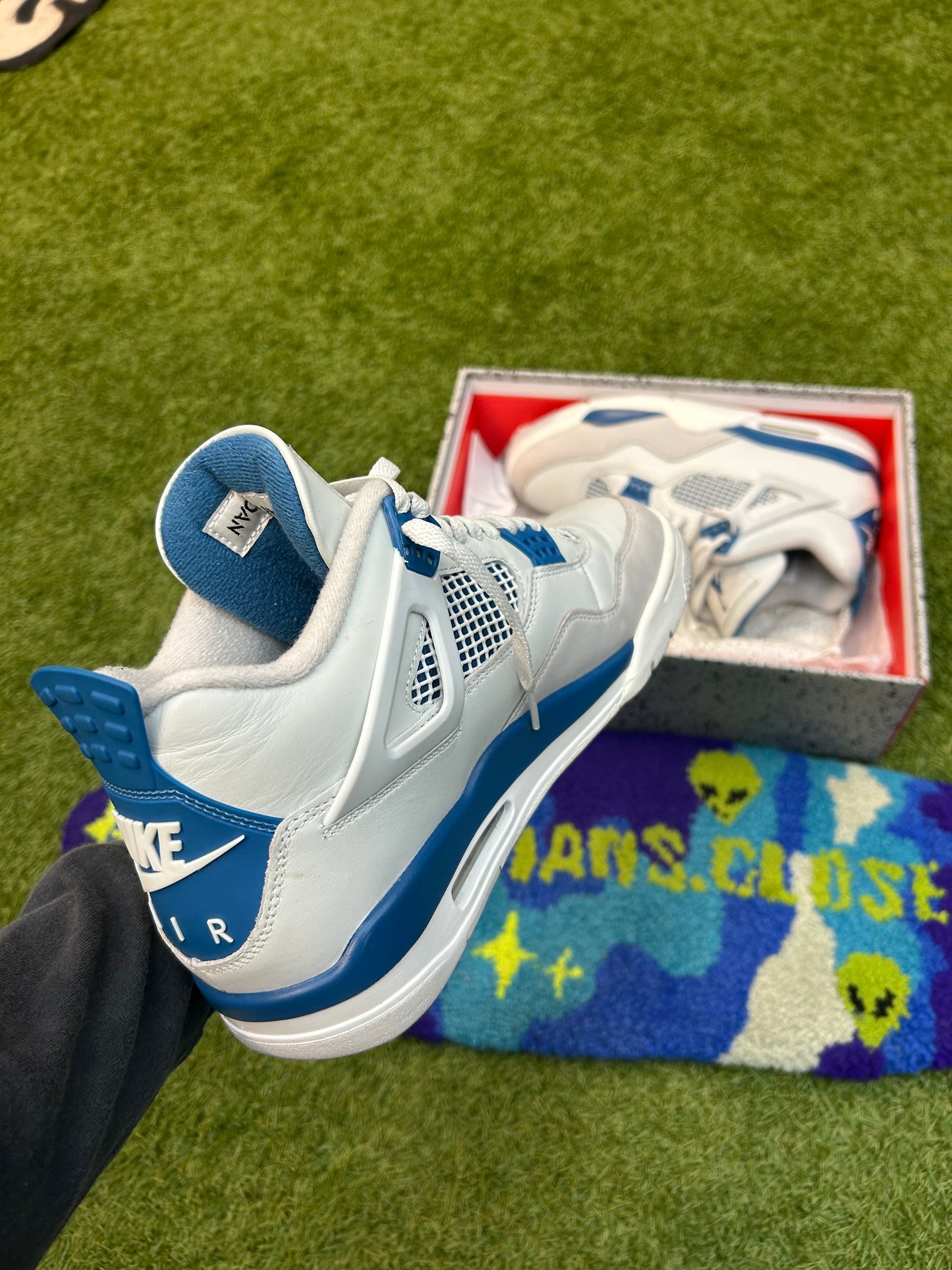 Jordan 4 Retro Military Blue(Used)