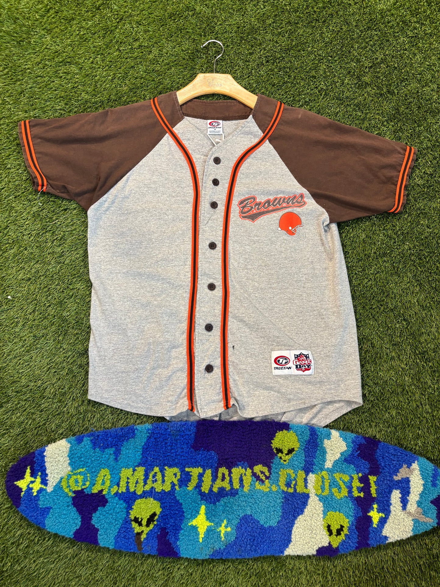 Vintage Browns Button Up Tee