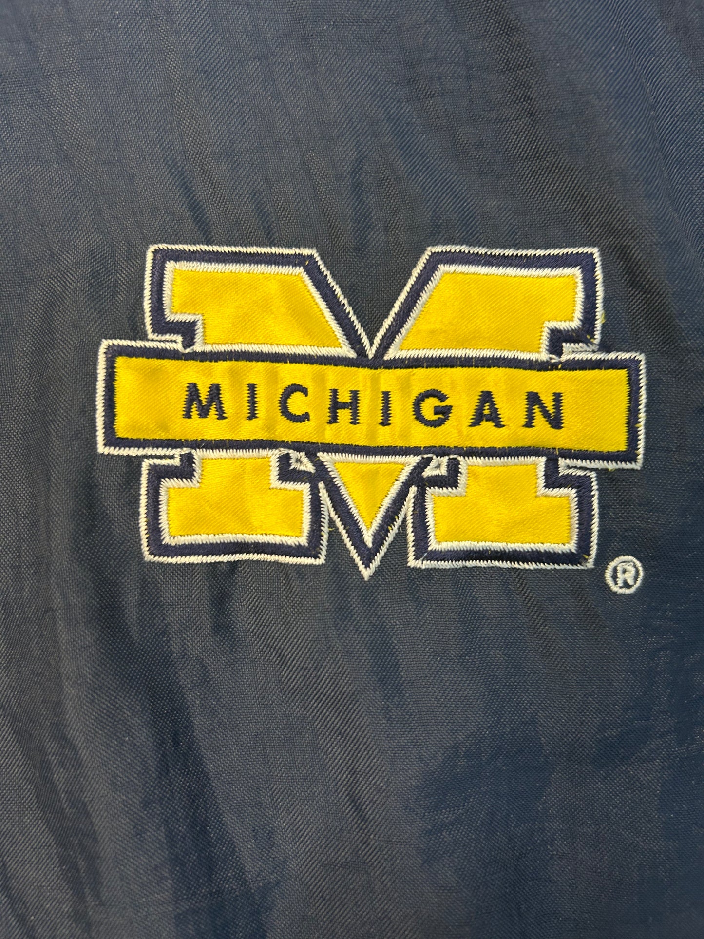 Vintage 90s Michigan Wolverines Logo7 Coat