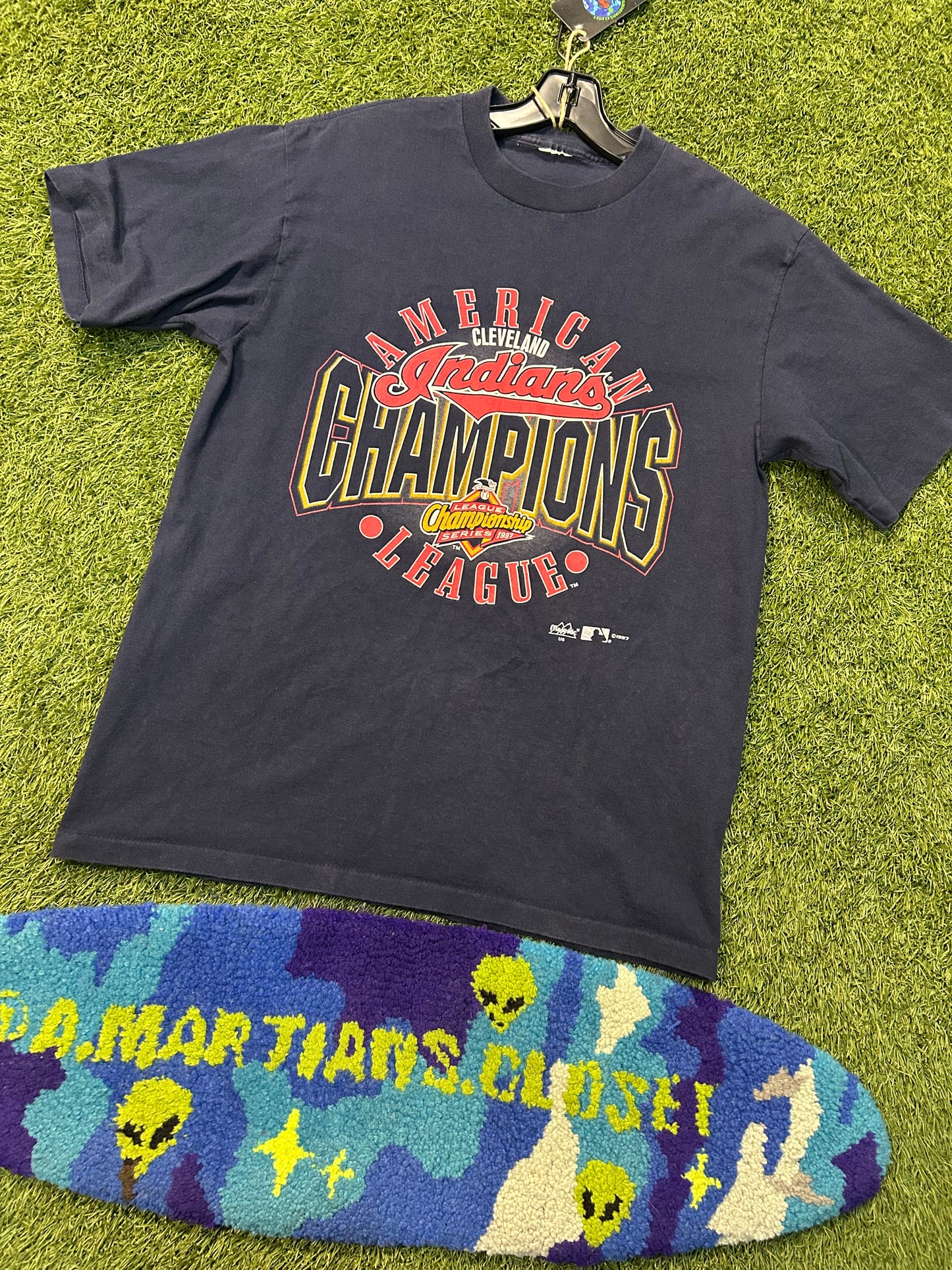 Vintage 1997 Cleveland Indians American League Tee