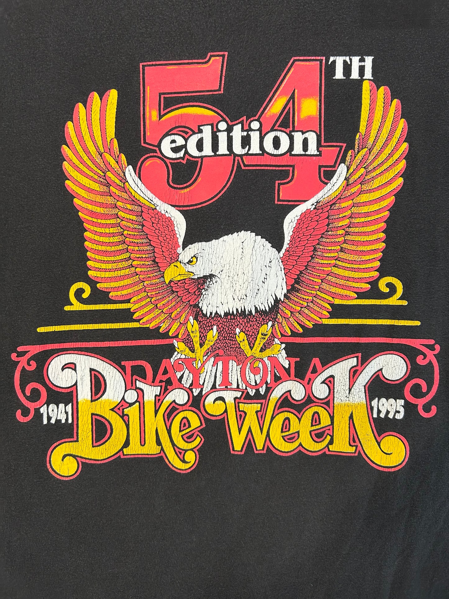 Vintage 1995 Bike Week 54th Edition Tee
