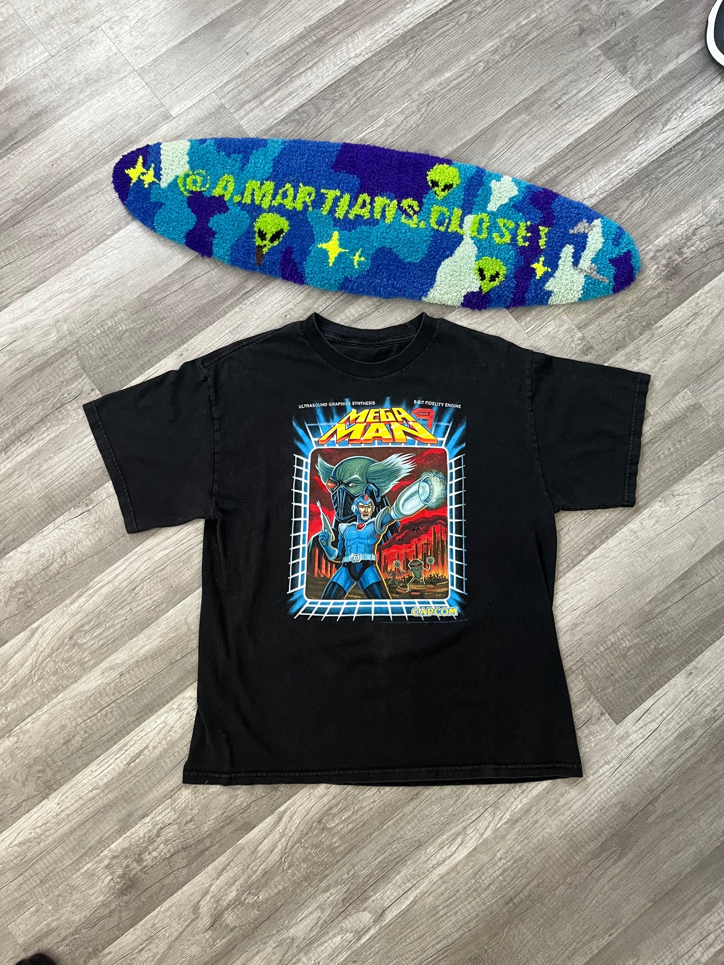 Retro Style Mega Man Mega Woah Tee