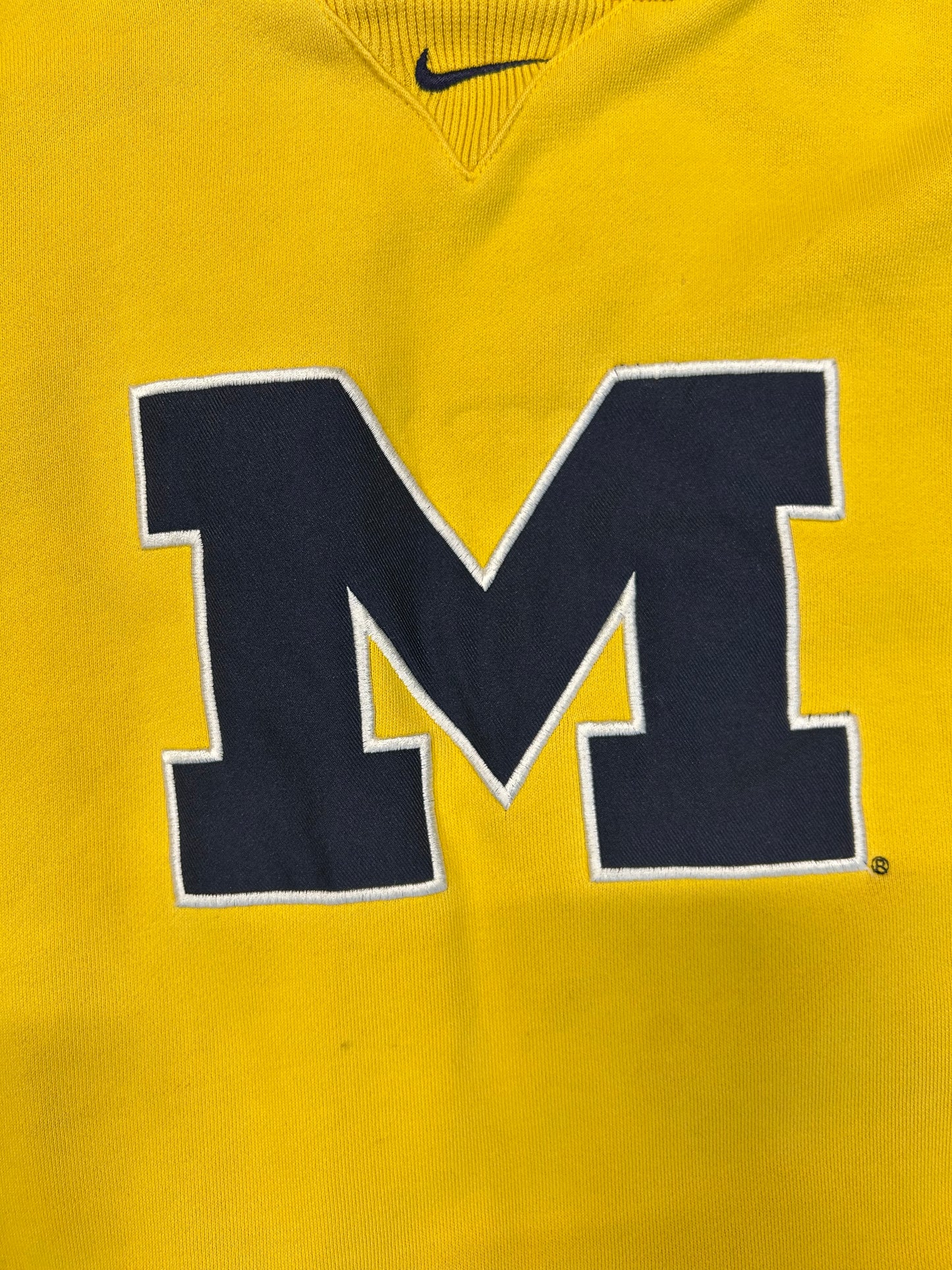 Vintage Nike x Michigan University Center Swoosh Hoodie