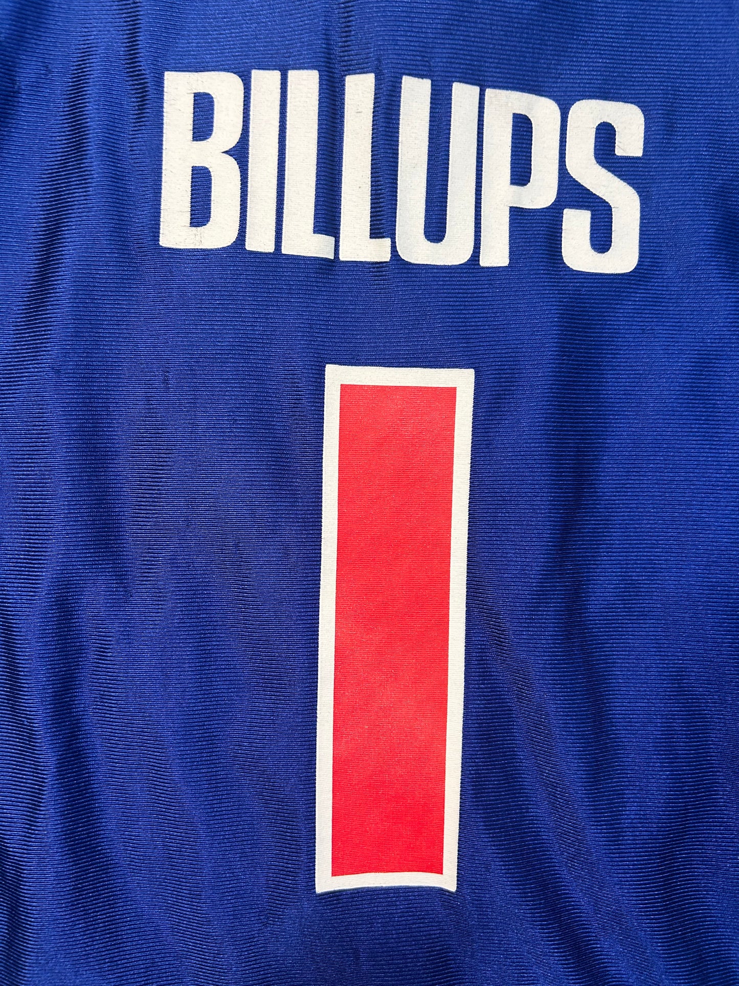 Y2K NBA Detroit Pistons Chancy Billups #1 Jersey