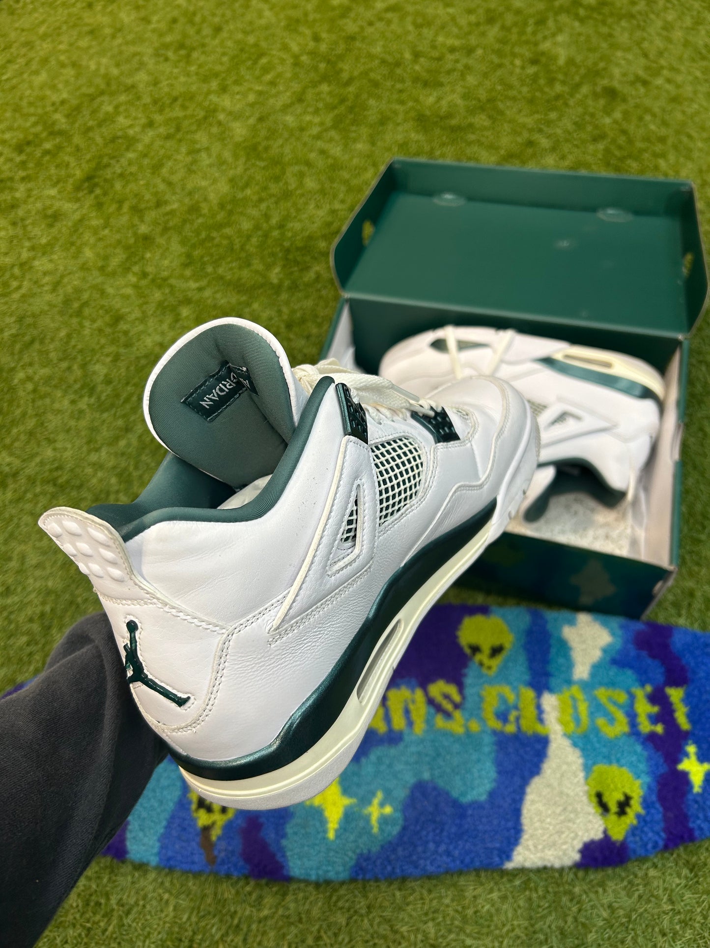 Jordan 4 Retro Oxidized Green(Used)
