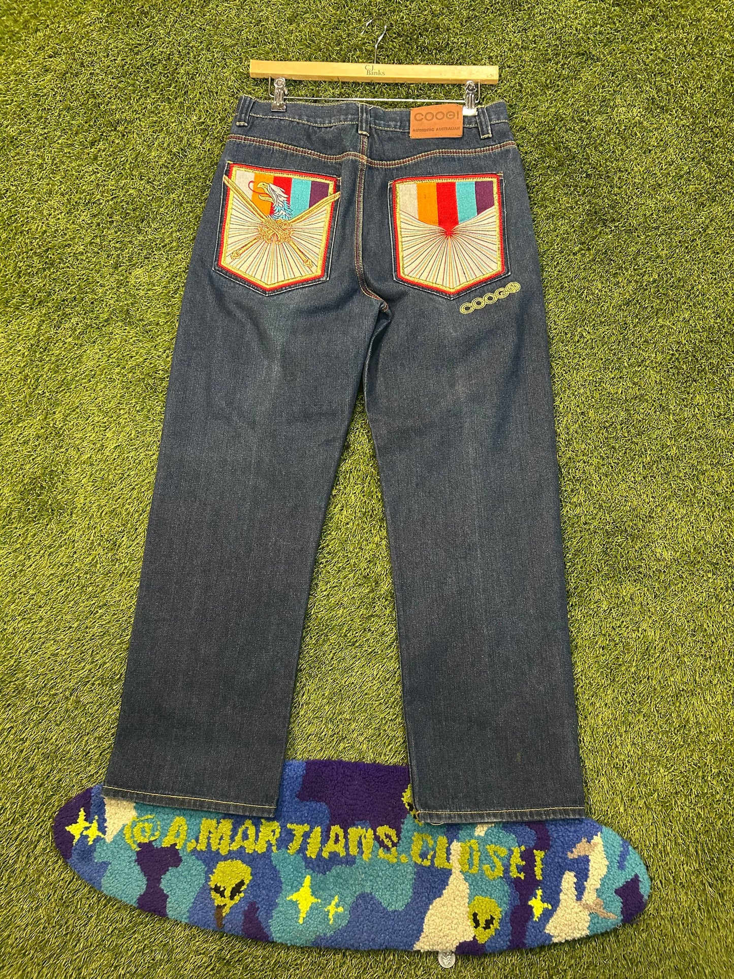 Y2K Coogi Australia Swords Jeans