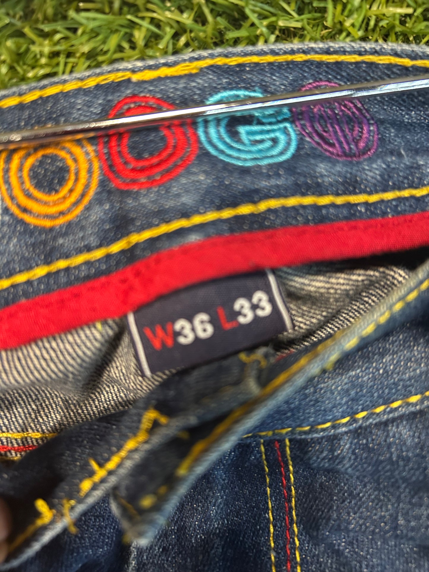 Y2K Coogi Australia Swords Jeans