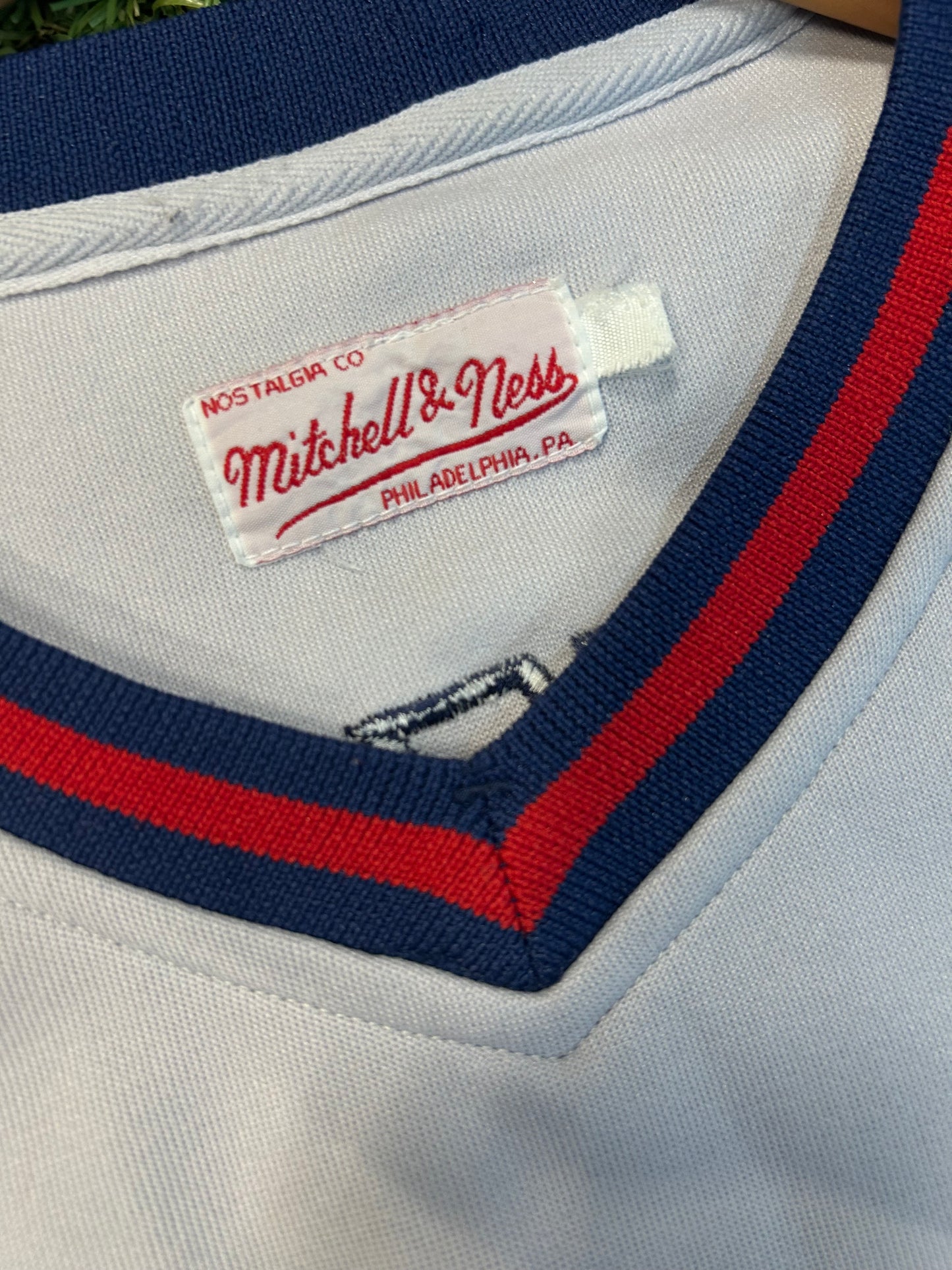 Vintage MLB California Angels Reggie Jackson Mitchell & Ness Baseball Jersey