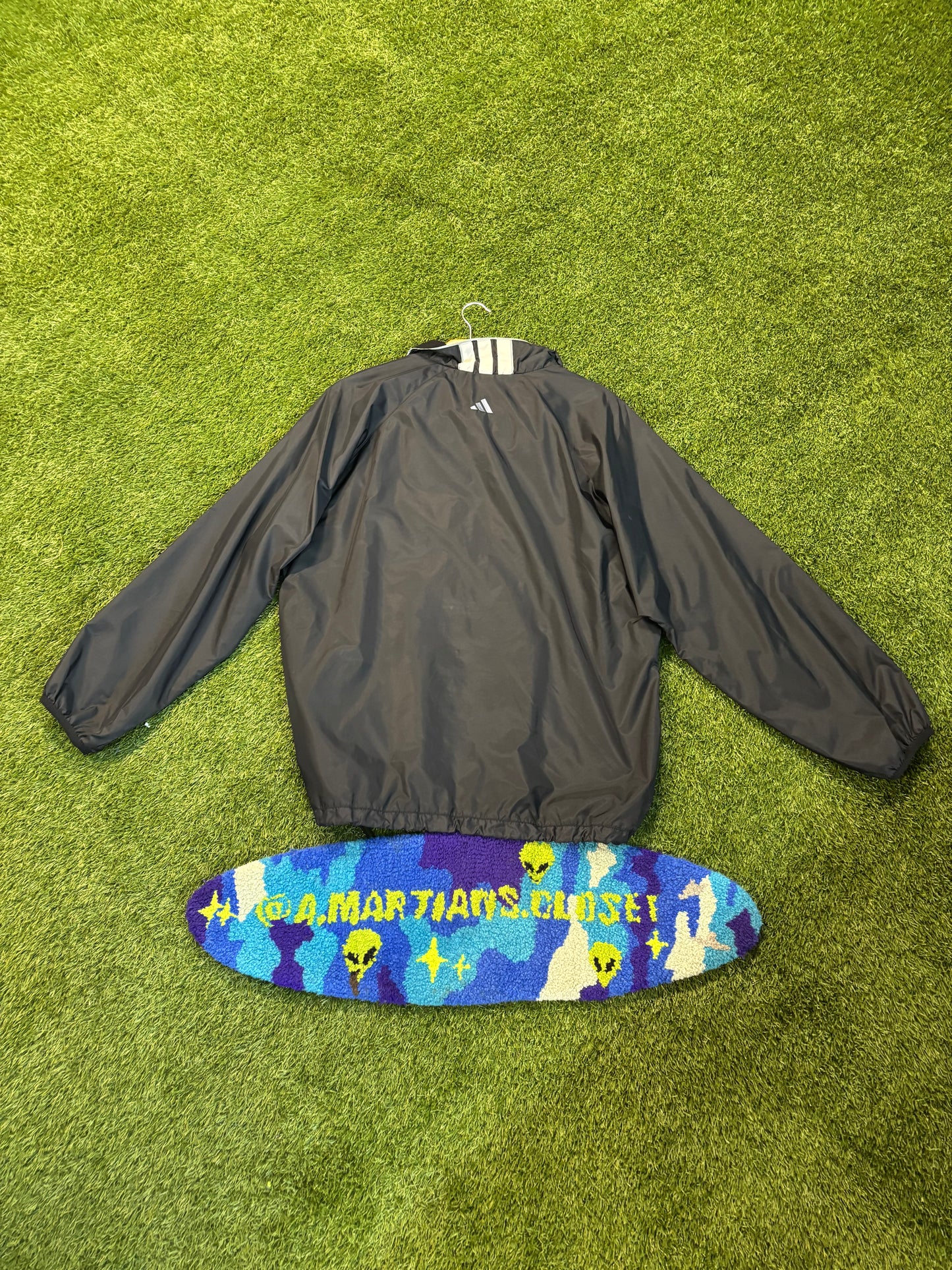 90s Vintage Adidas Vertical Front Stripe Jacket