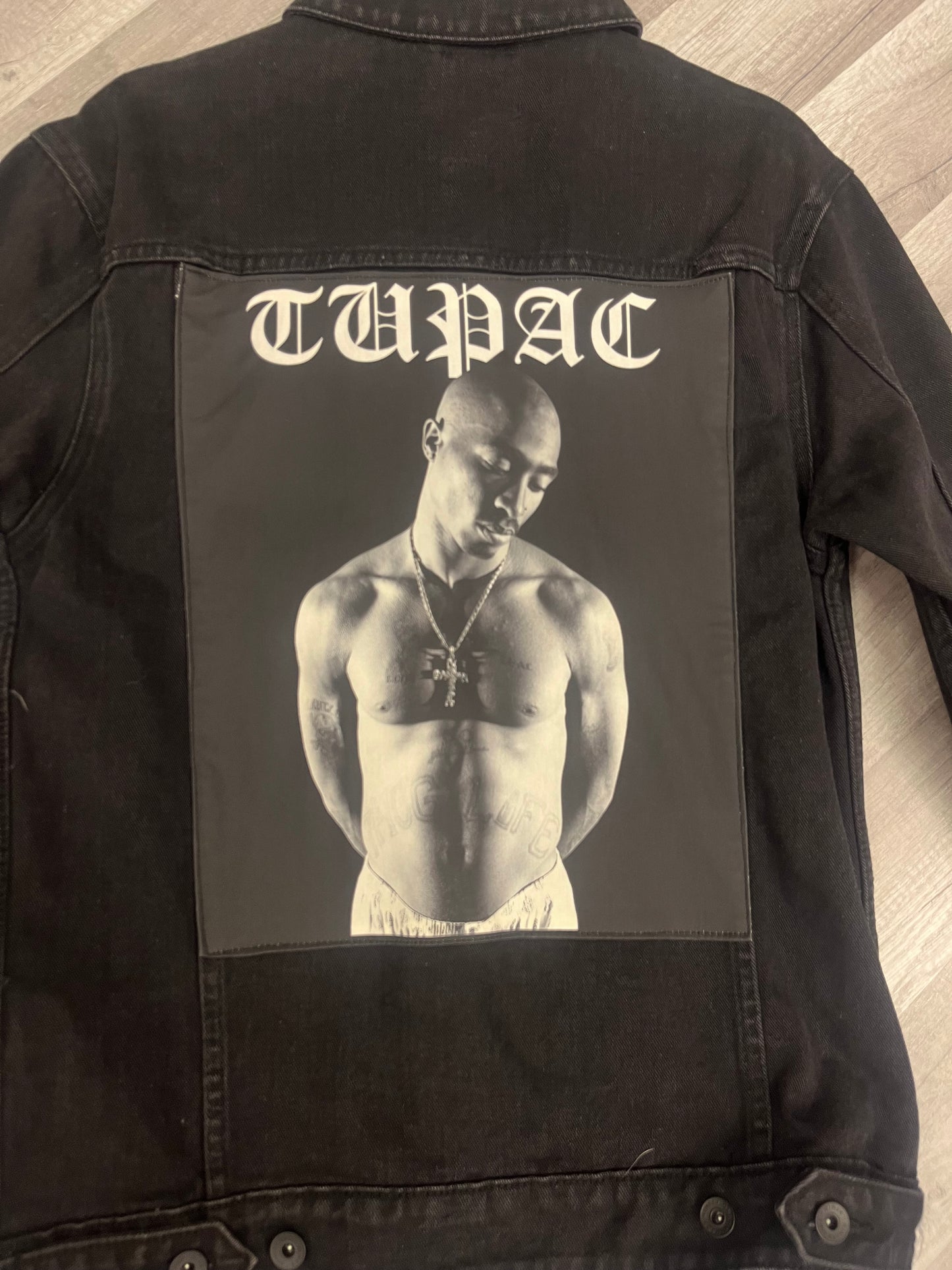 Retro Style 2Pac Jean Jacket