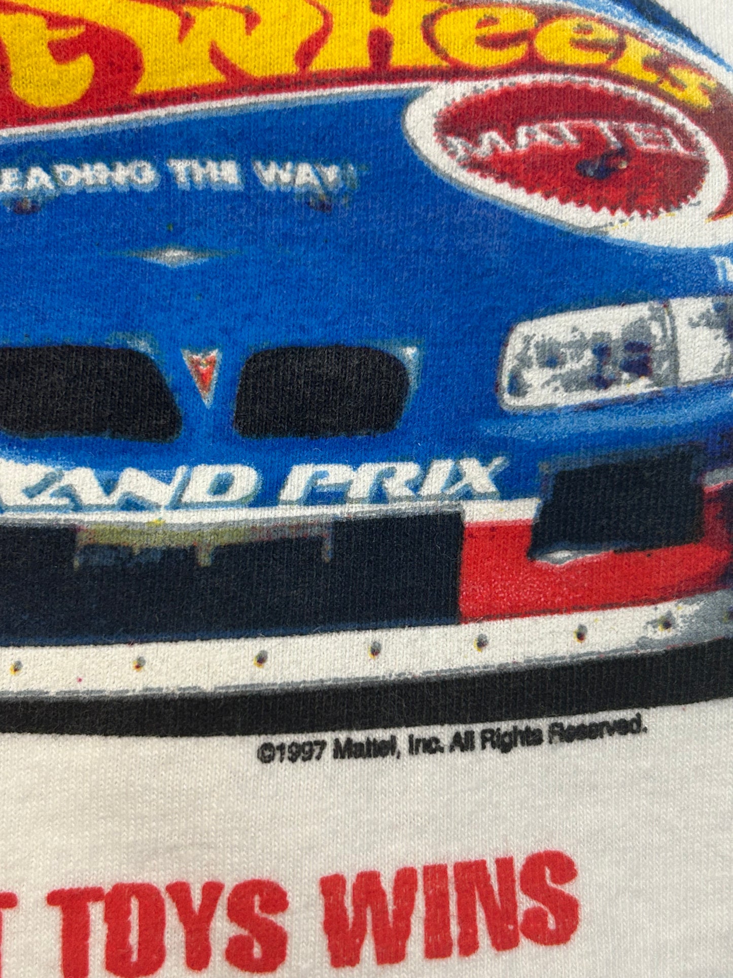 Vintage 1997 No Fear Kyle Petty Hotwheels Team Tee