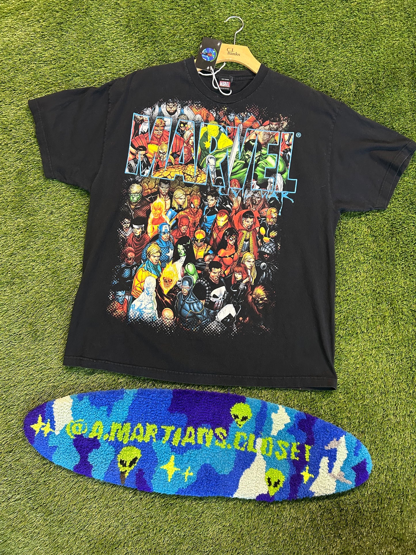 Y2K Retro Style Marvel Front Only Tee