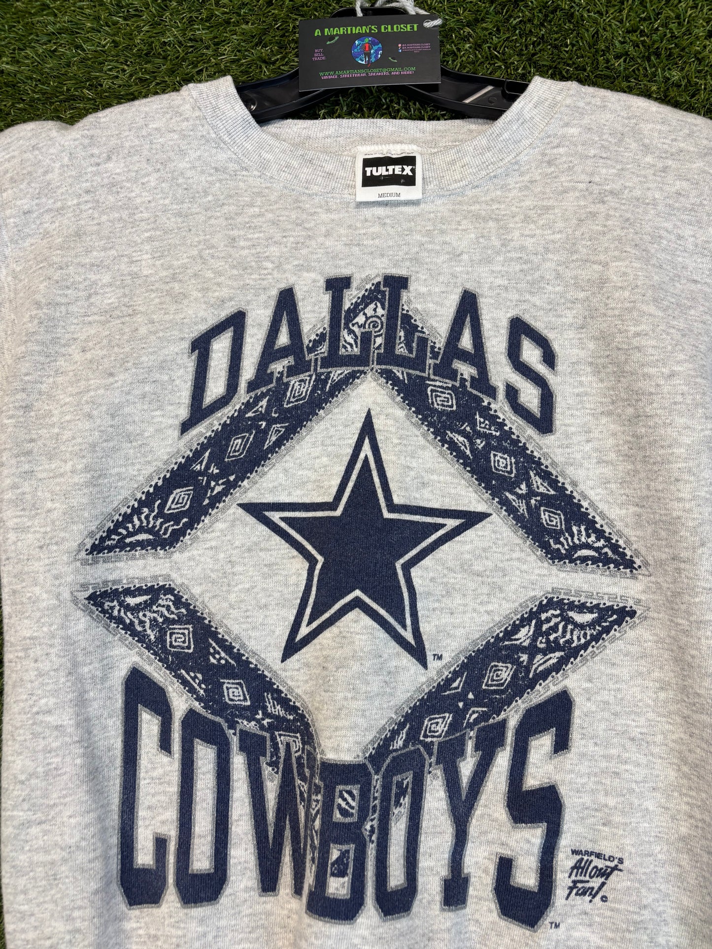 Vintage 90s NFL Dallas Cowboys Tultex Crewneck