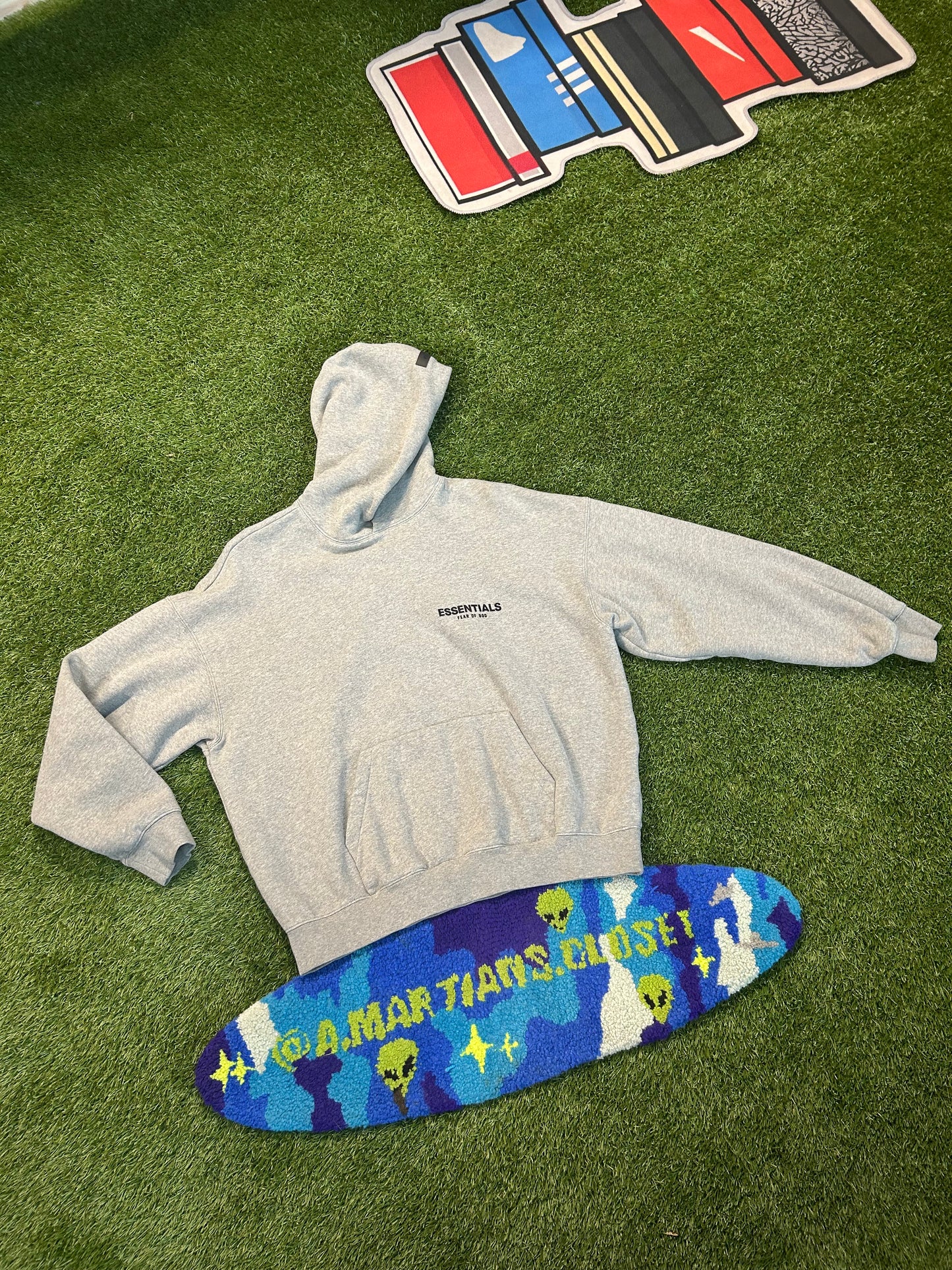 Fear Of God Essentials Fog Grey Hoodie