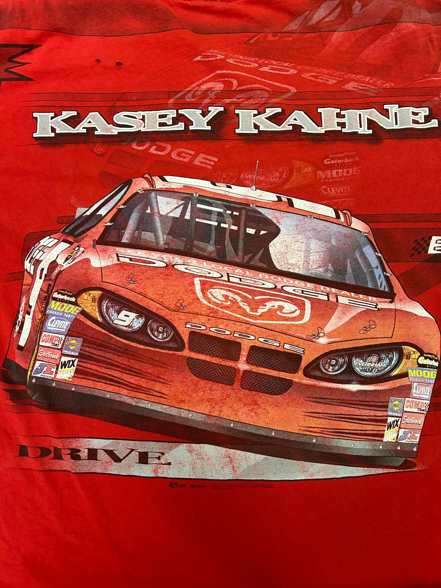 Y2K Vintage 2005 Kasey Kahne #9 Dodge NASCAR Tee