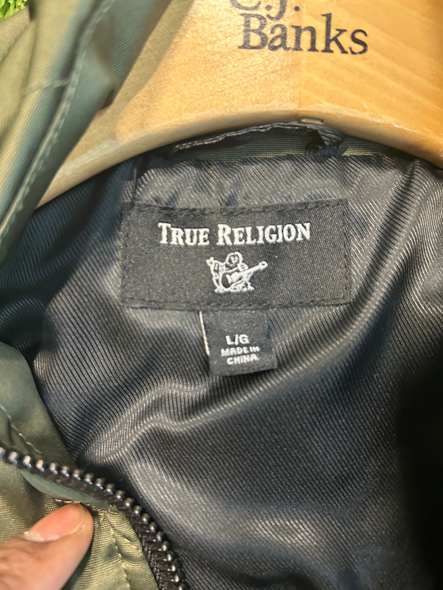 True Religion Quilted Corduroy Jacket