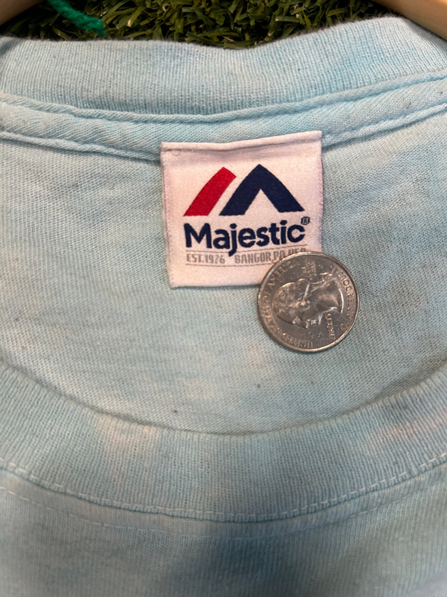 Vintage Majestic Tag Miami Dolphins Tye Dye Tee