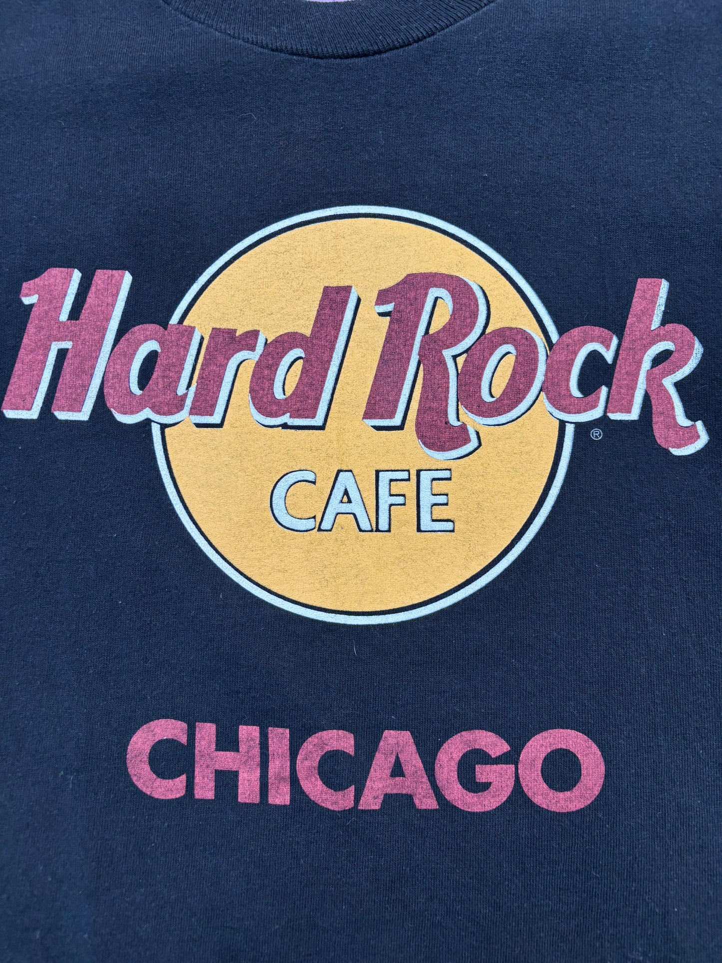 Vintage Black Hard Rock Cafe Chicago Tee