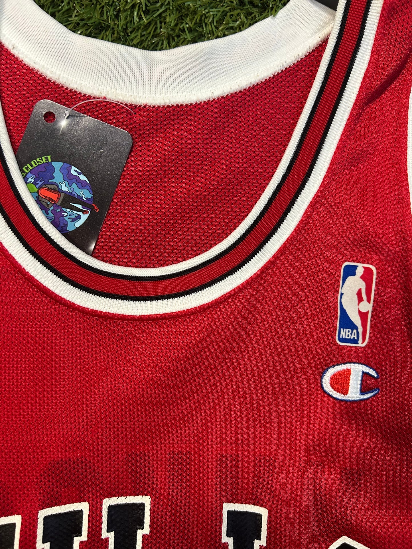 Vintage 90s Chicago Bulls Tony Kukoc #7 Champion Brand Jersey