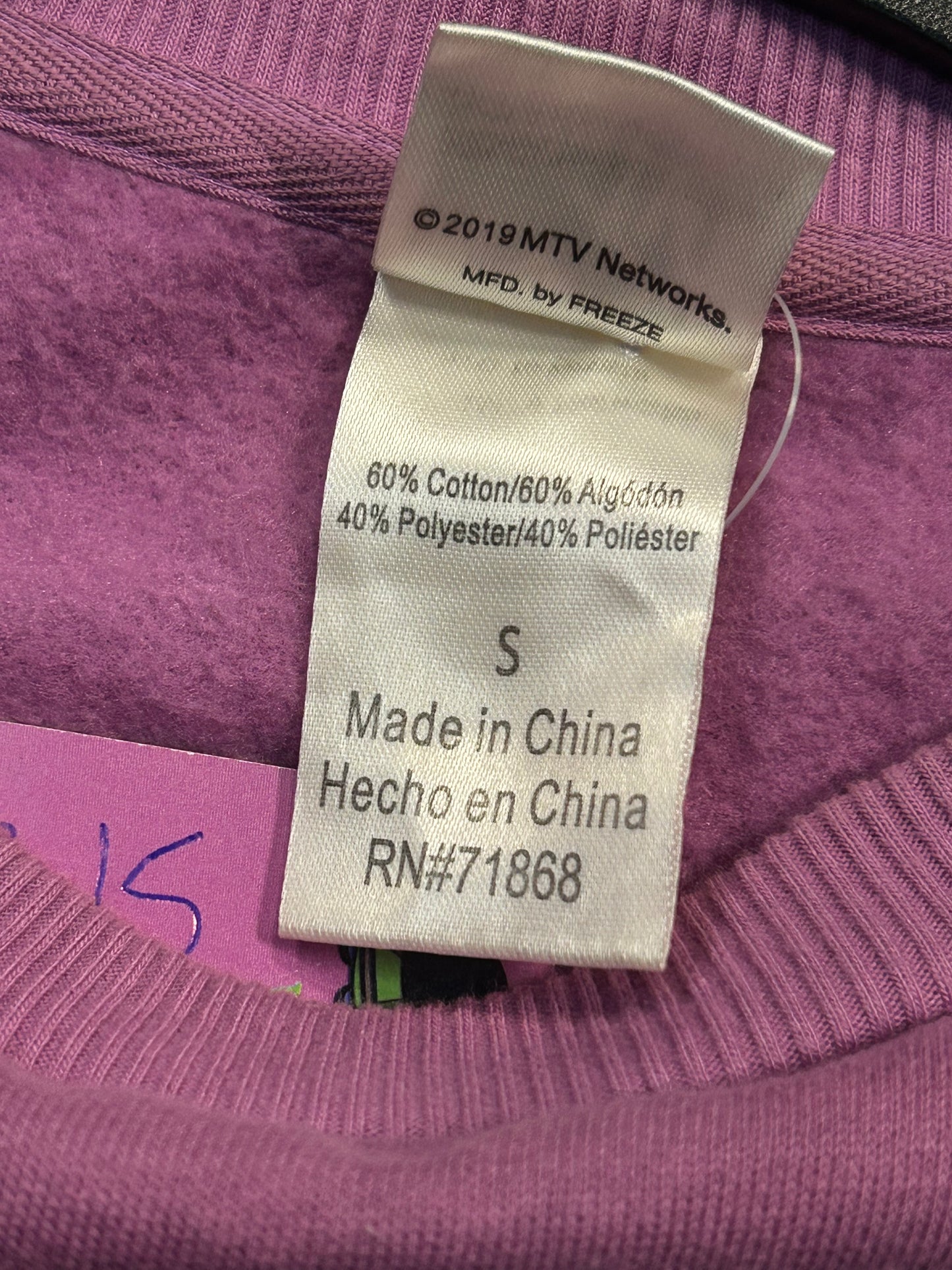 2019 MTV Women’s Crop Crewneck