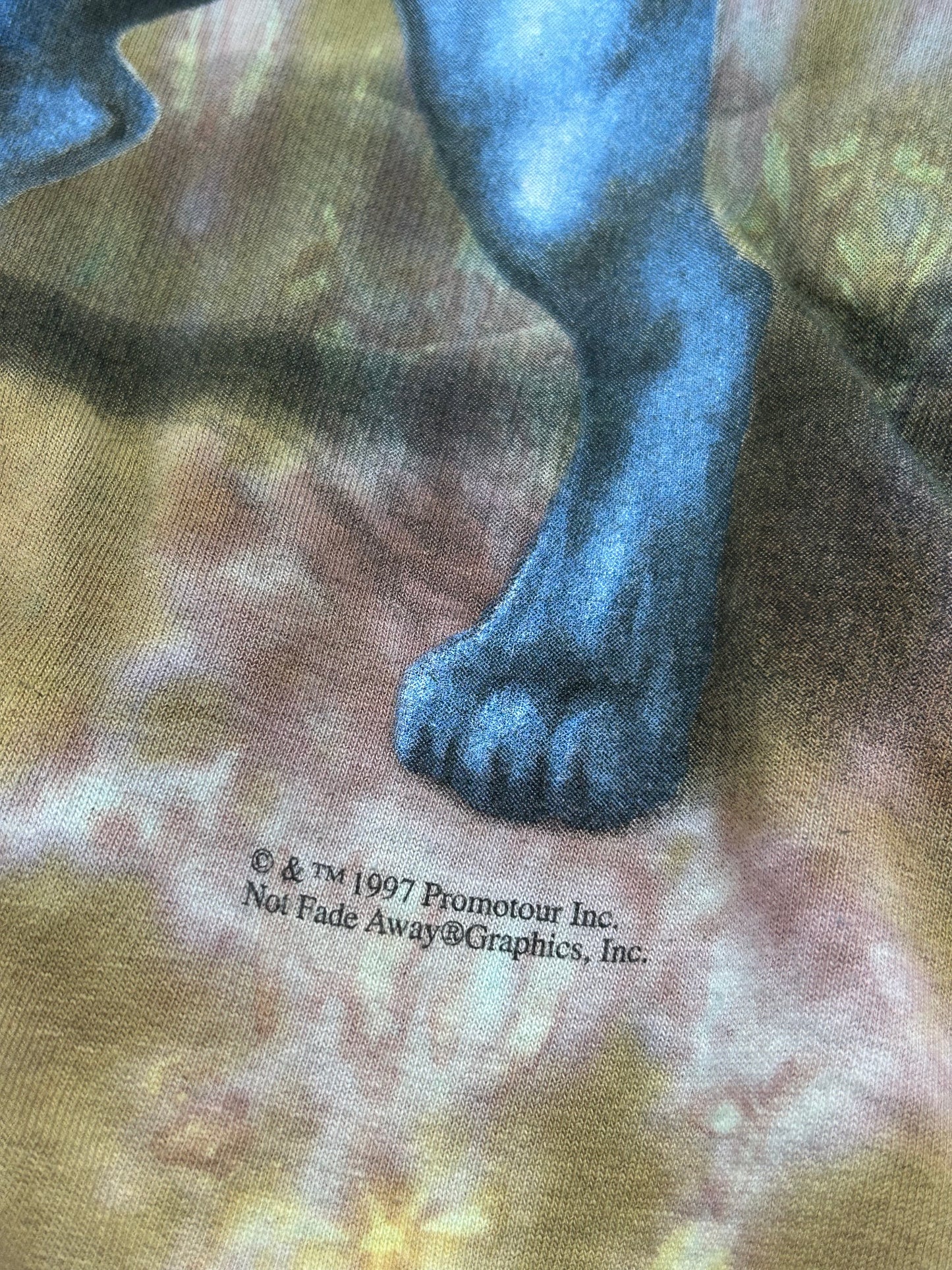 Vintage 1997 The Rolling Stones Bridges To Babylon Tye Dye Tee