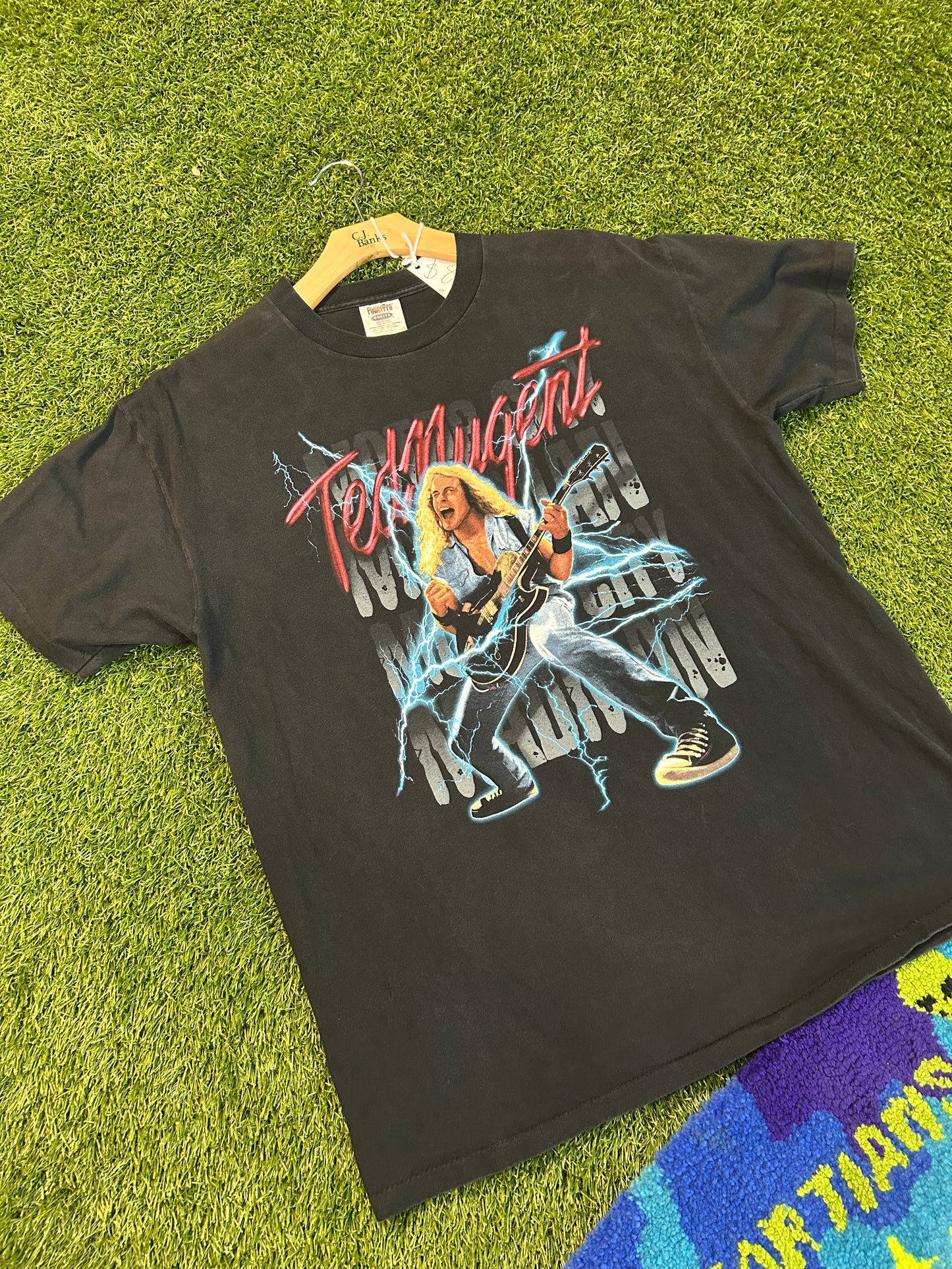 Vintage 1999 Ted Nugent Thunder Bolts Tee