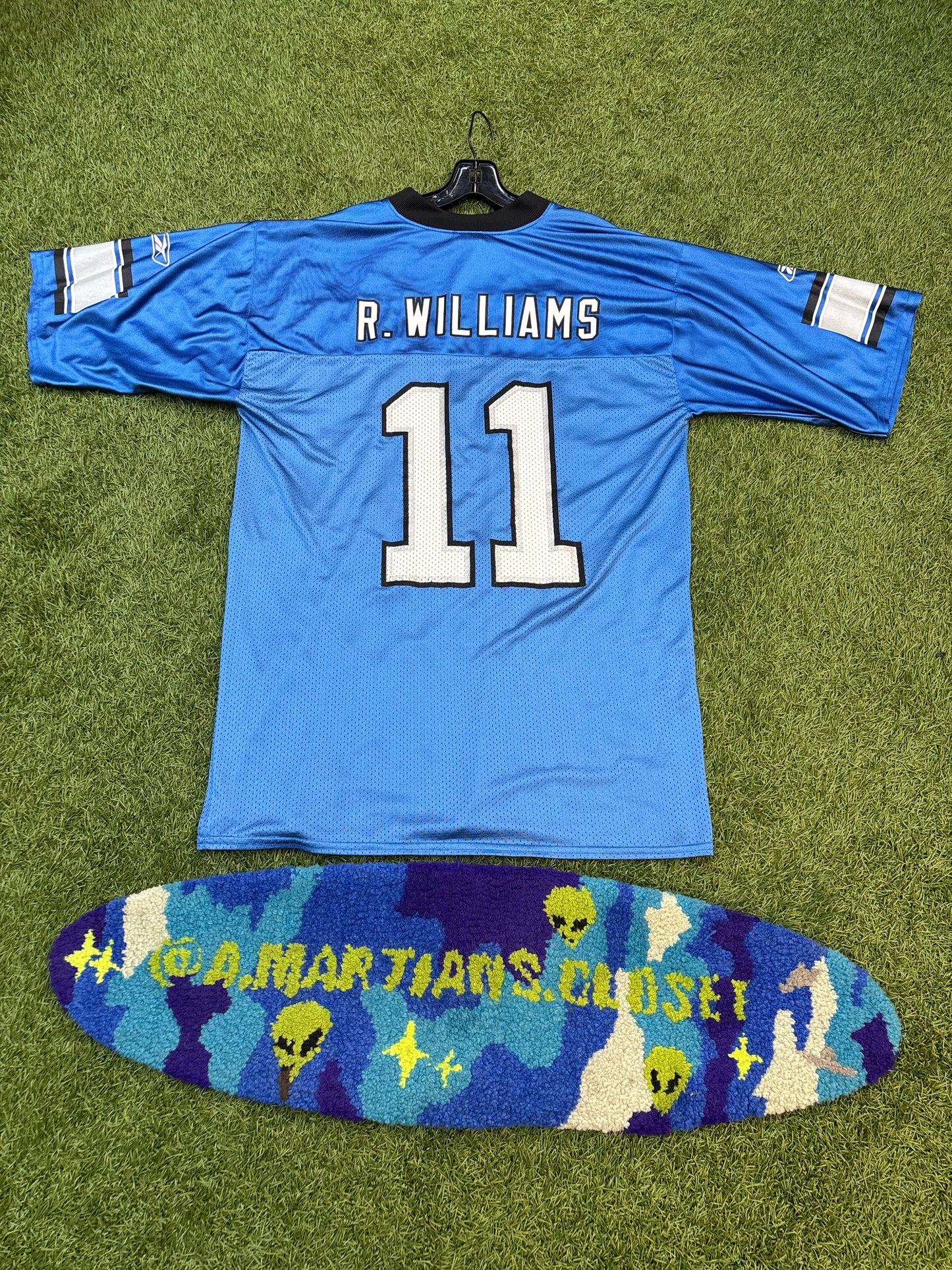 Detroit Lions R. Williams Reebok Home Jersey