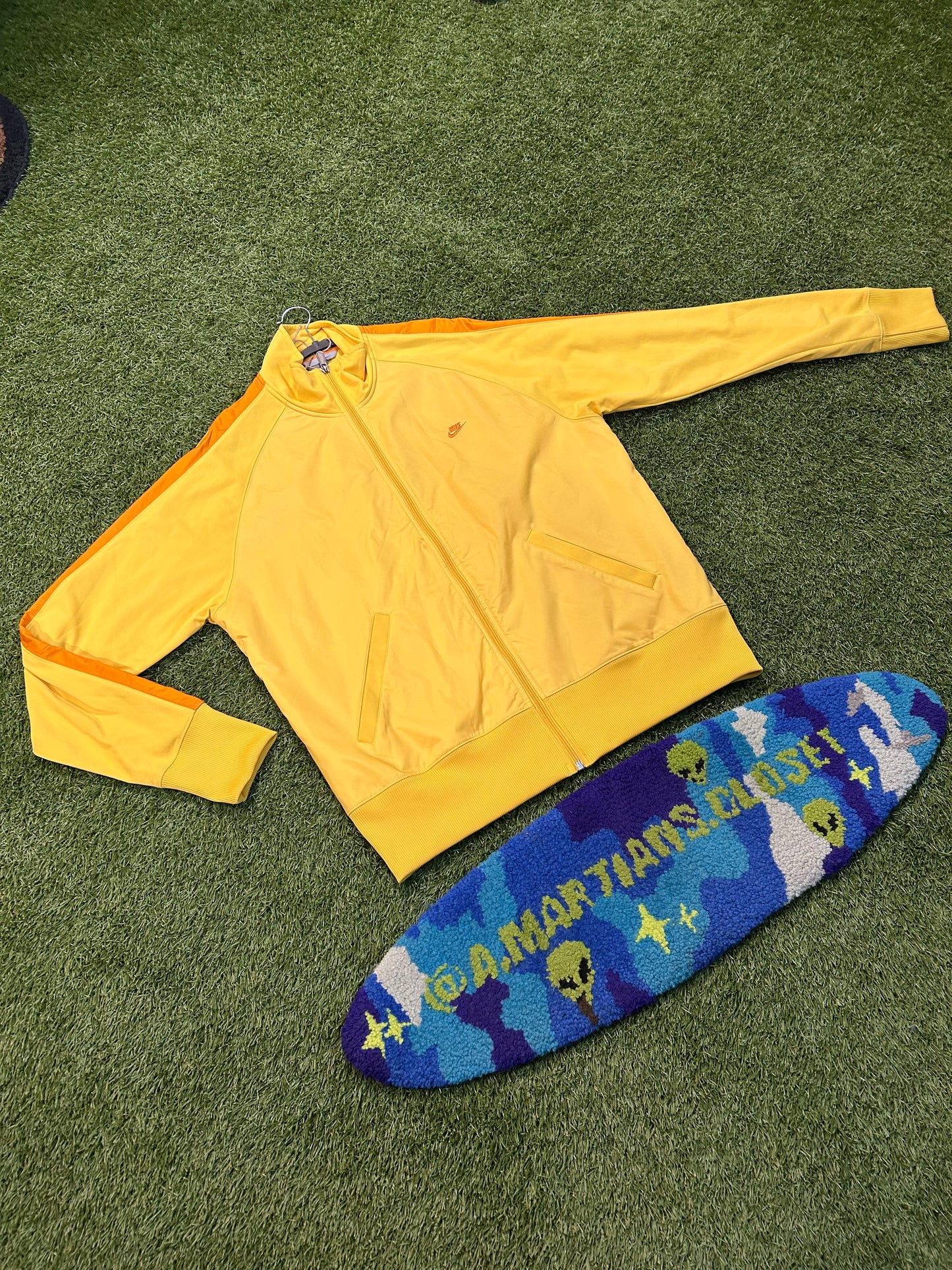 Y2K Yellow Nike Track Jacket