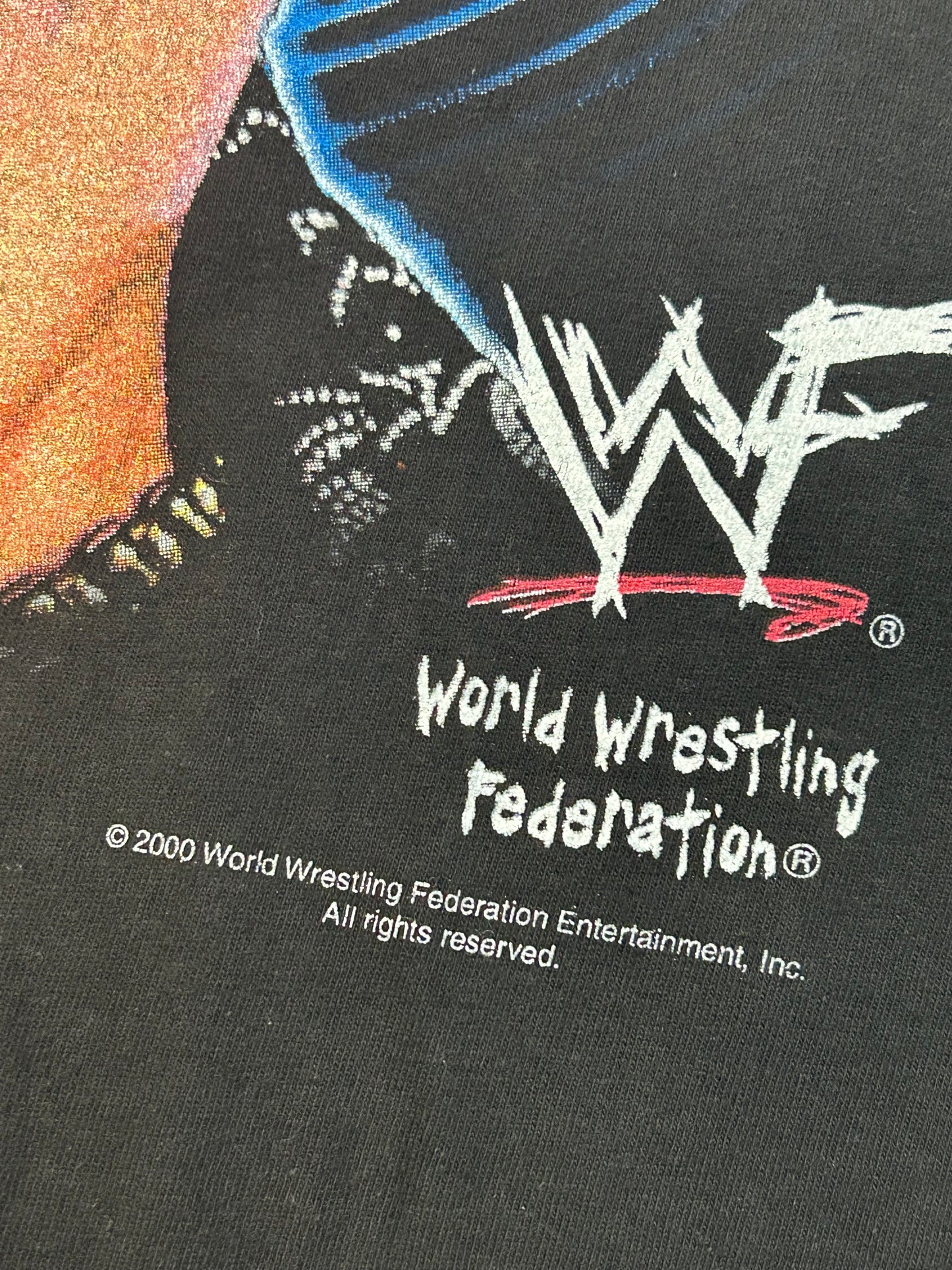 Year 2000 WWF The Rock Know Your Role Tee