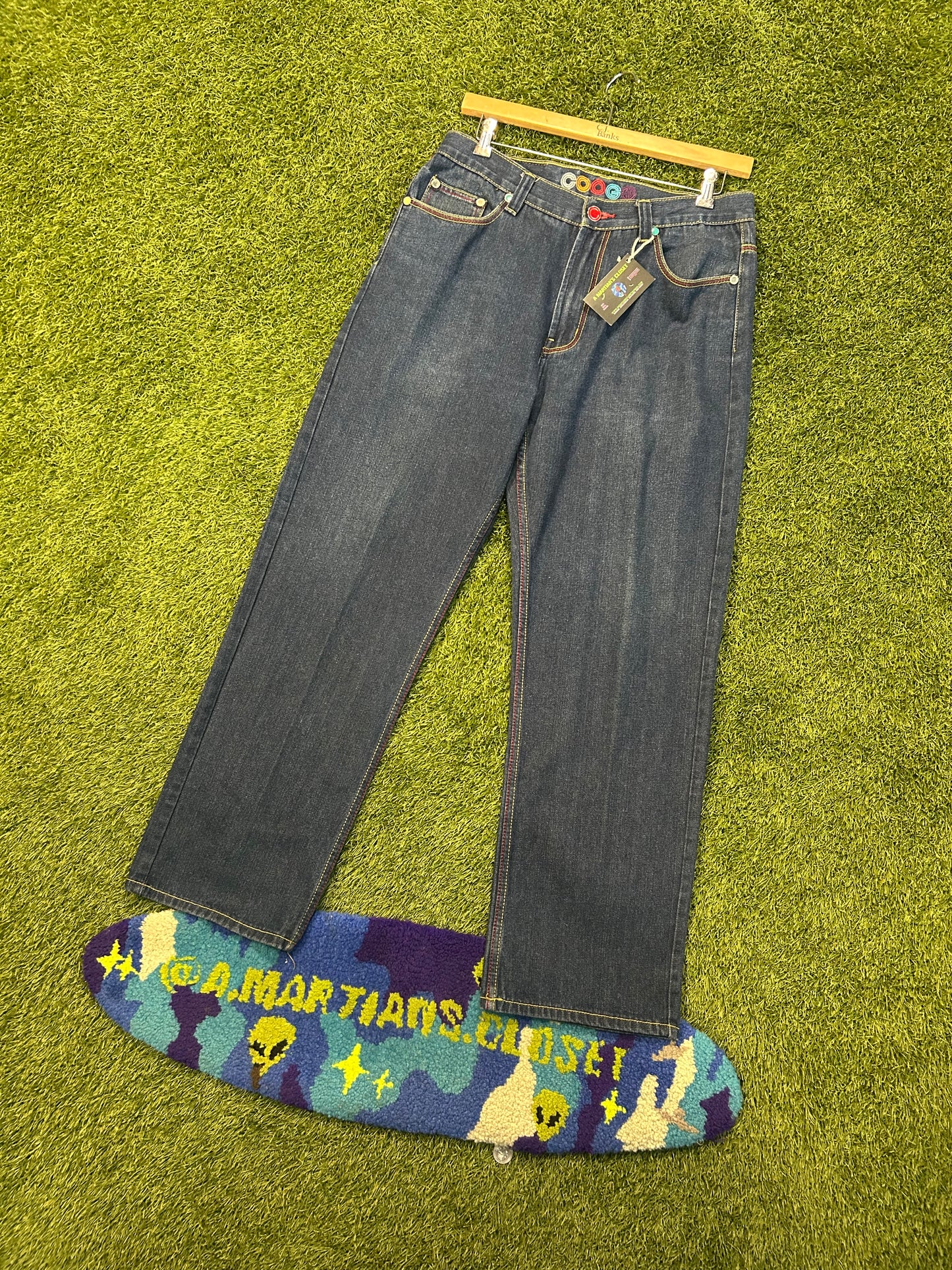 Y2K Coogi Australia Swords Jeans