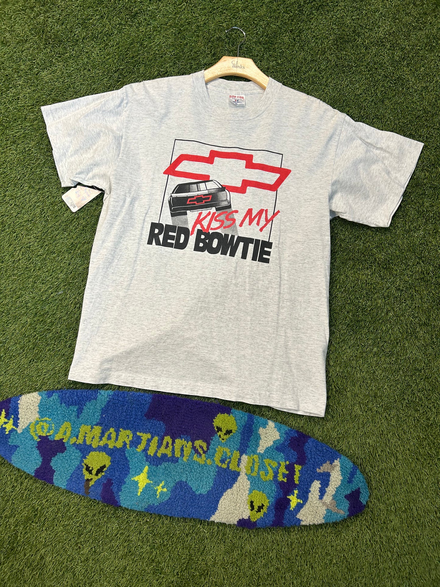 Vintage 90s Ford Kiss My Red Bowtie Tee