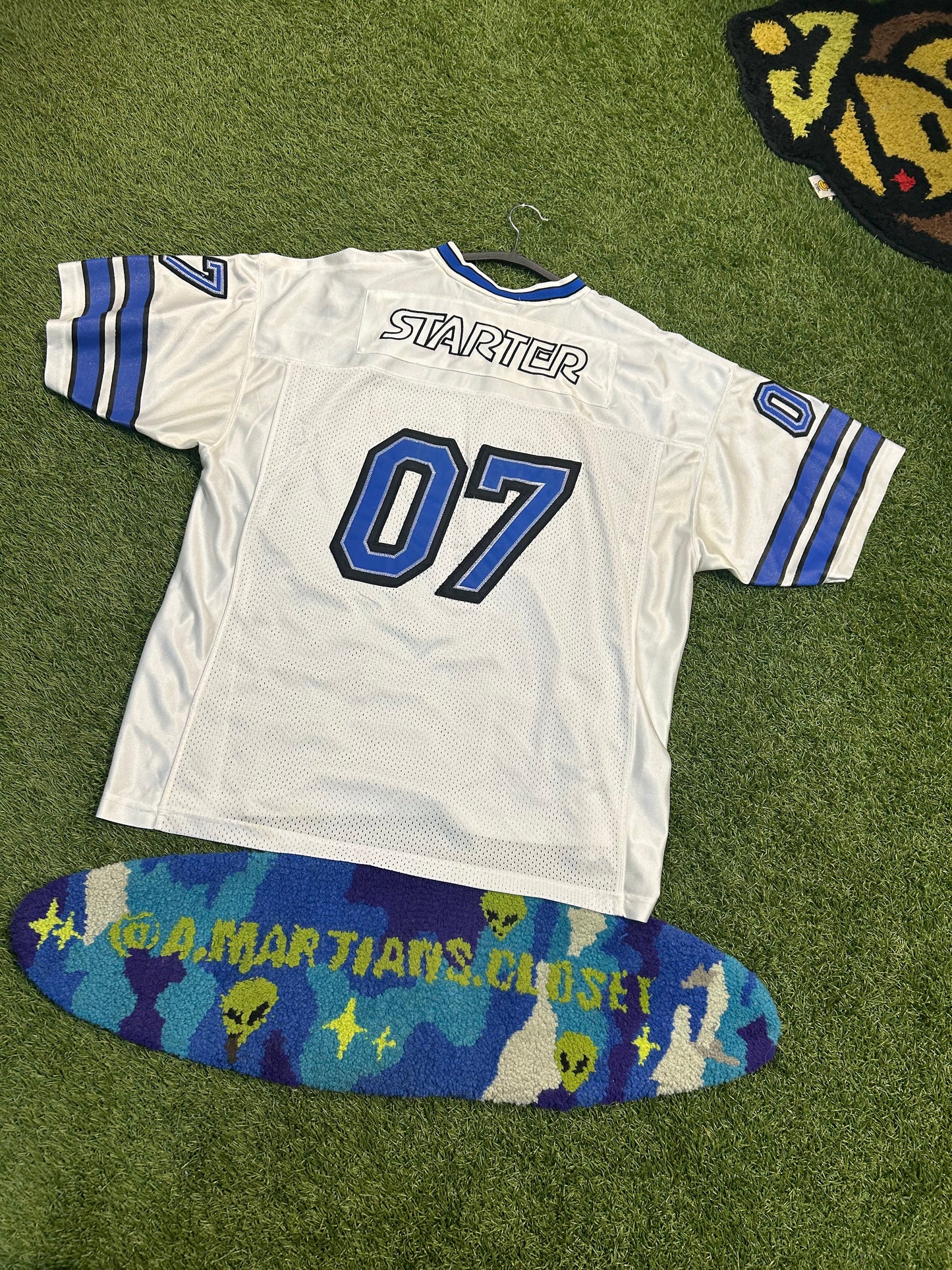 Vintage Starter #07 White Football Jersey