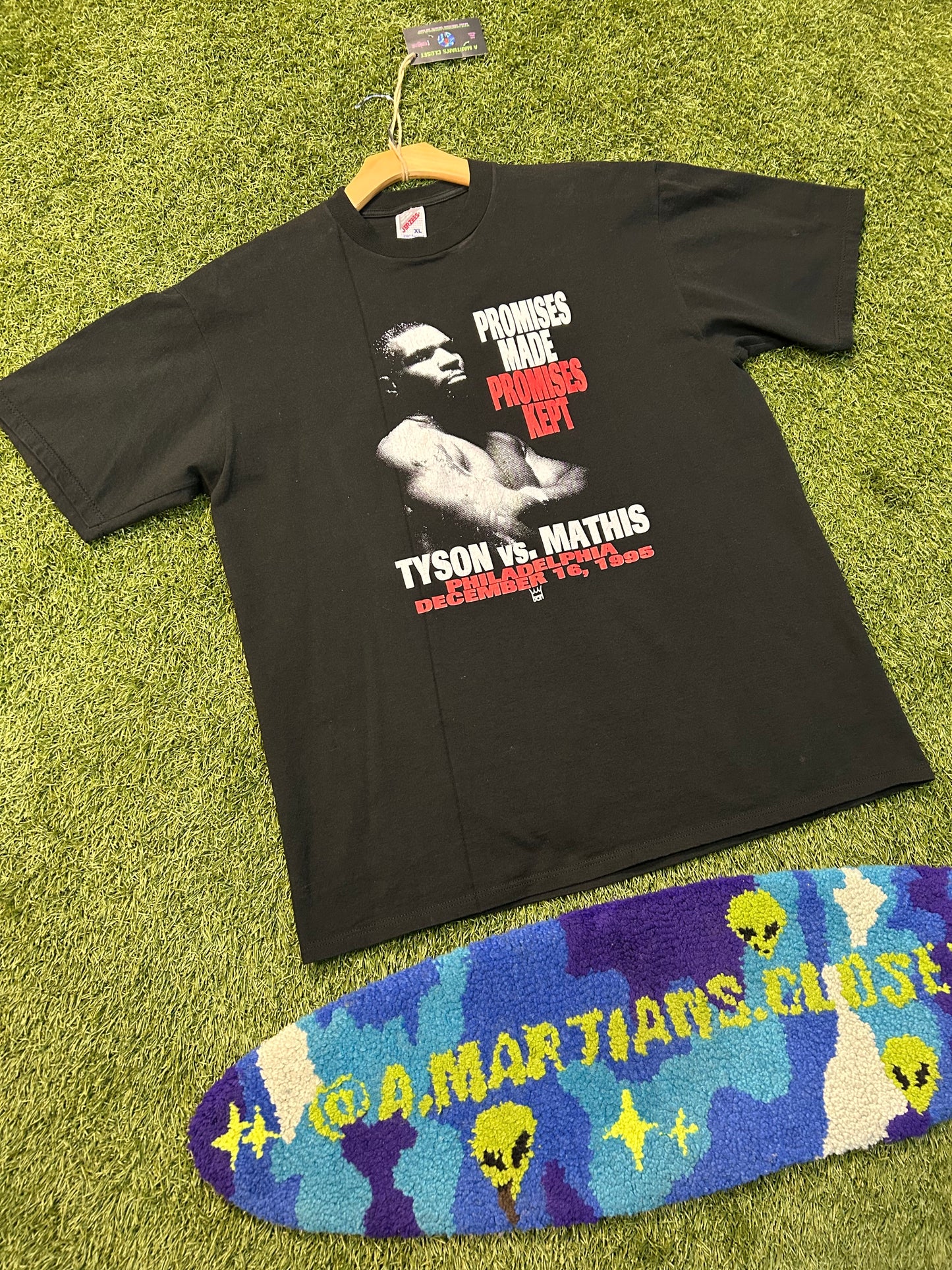 Vintage 1996 Tyson vs Mathis Boxing Tee